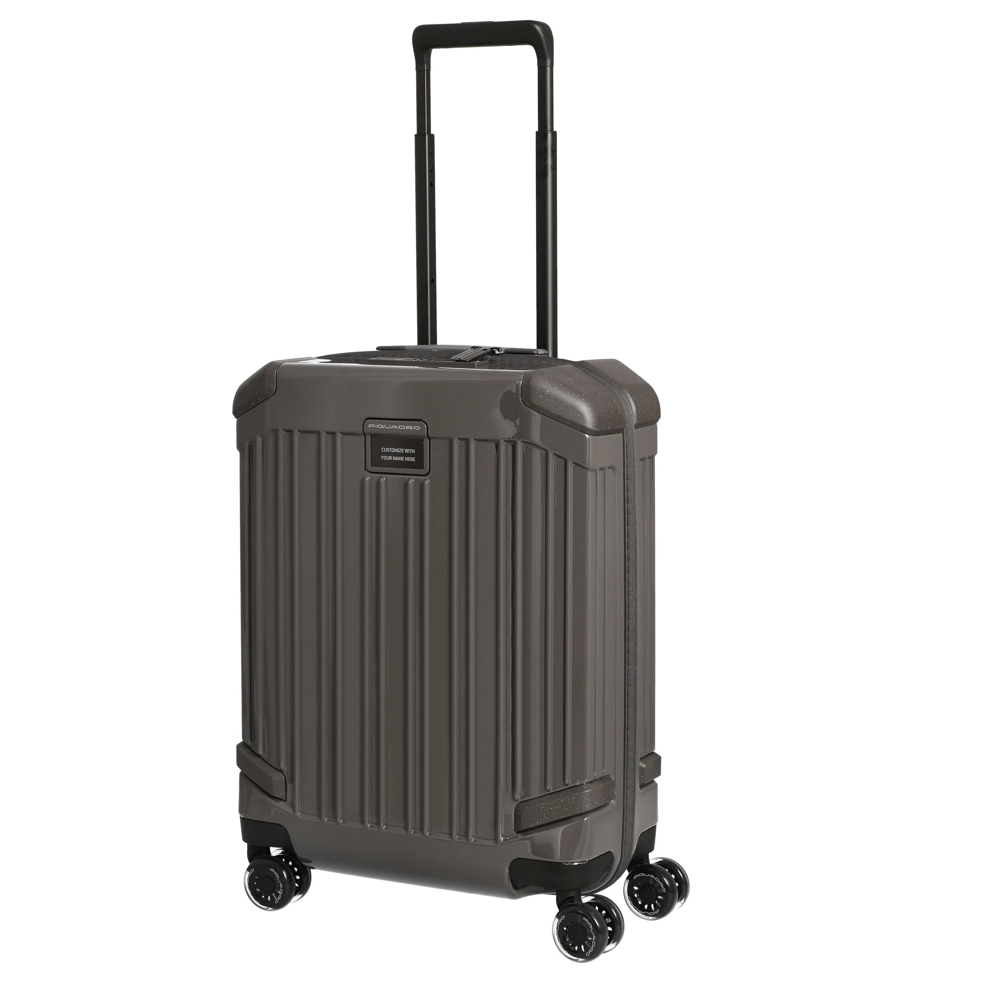 Piquadro Pop - 4-Rollen-Kabinentrolley 55 cm (grey) - Image 2