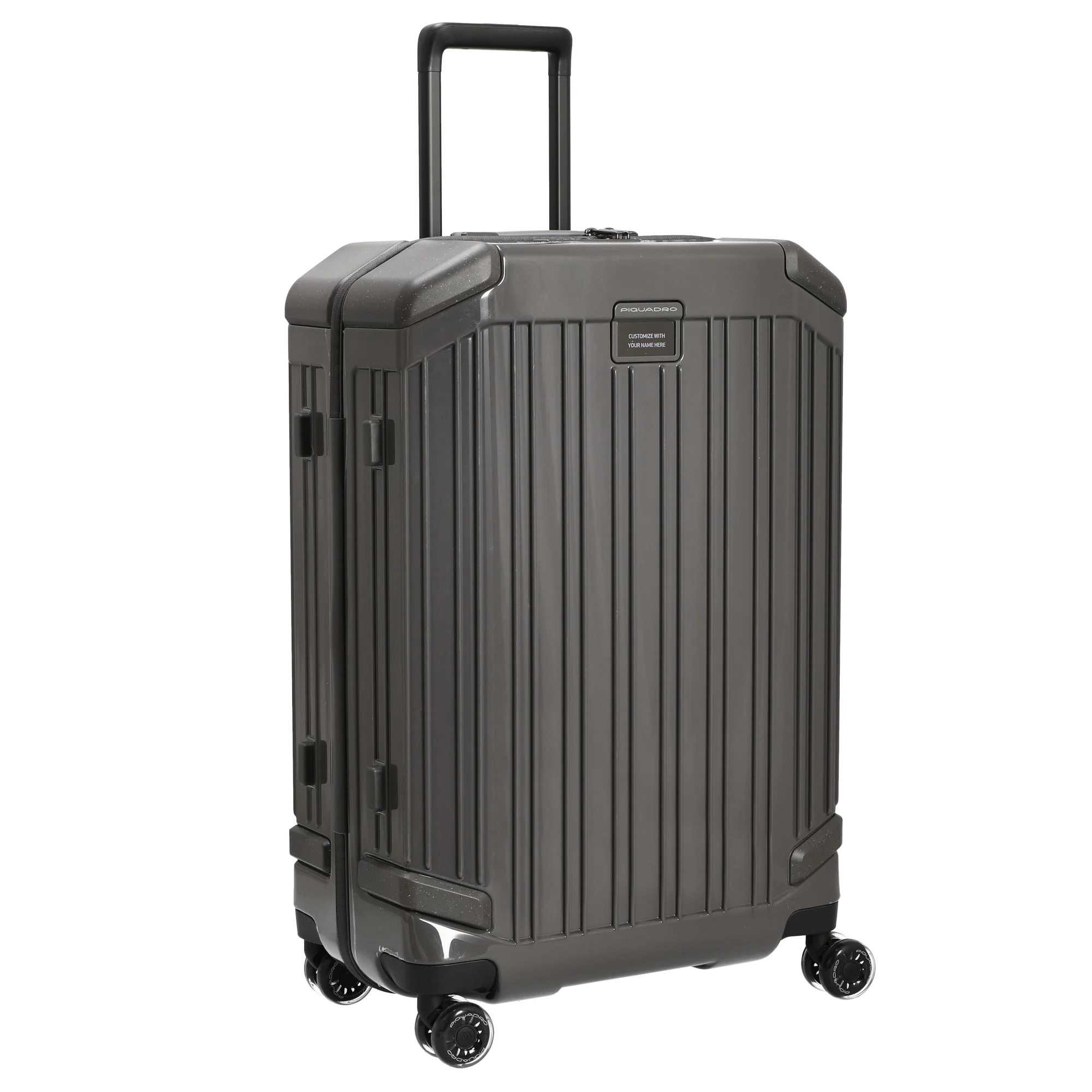 Piquadro Pop - 4-Rollen-Trolley 69 cm (grey) - Image 5