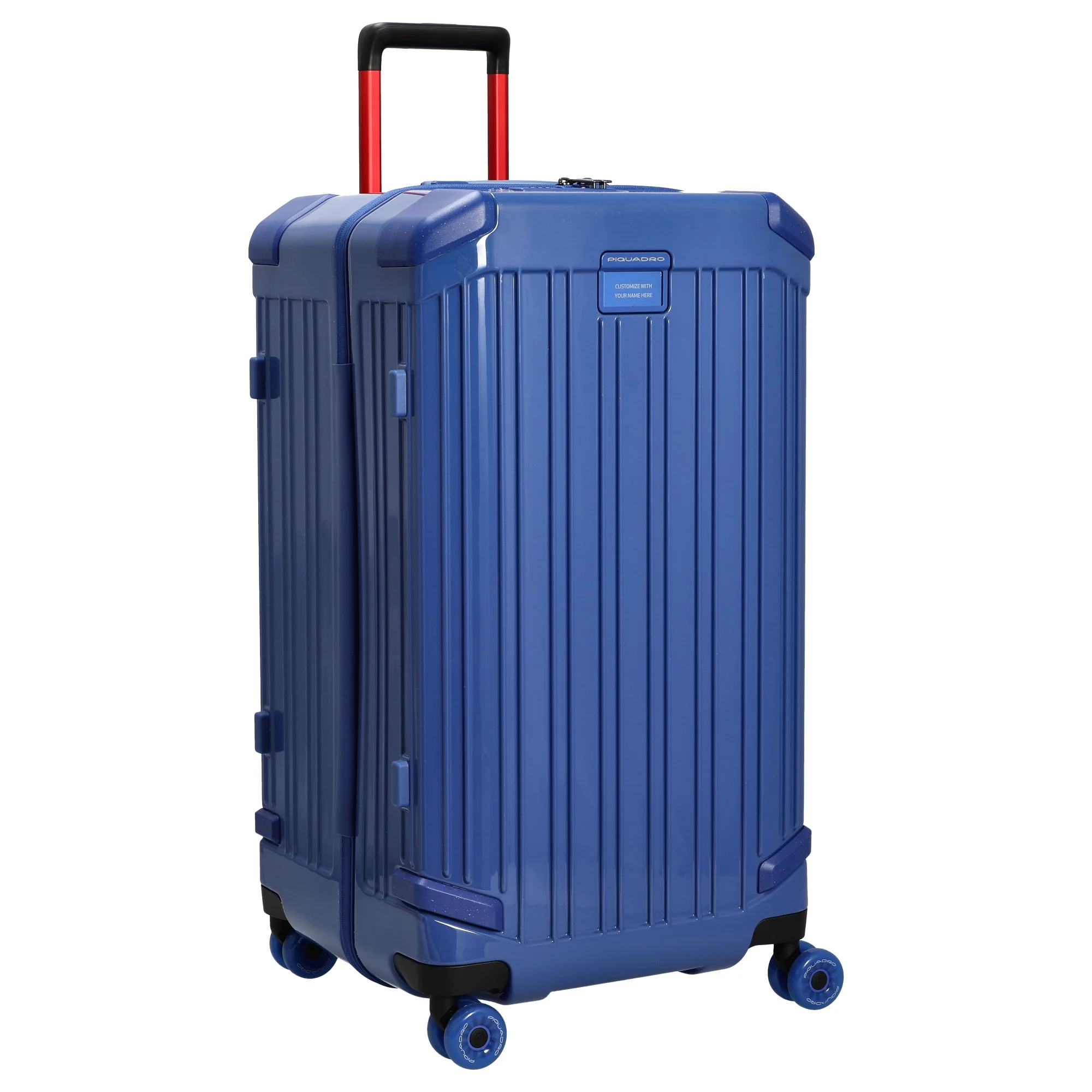 Piquadro Pop - 4-Rollen-Trolley 73 cm (blue) - Image 5
