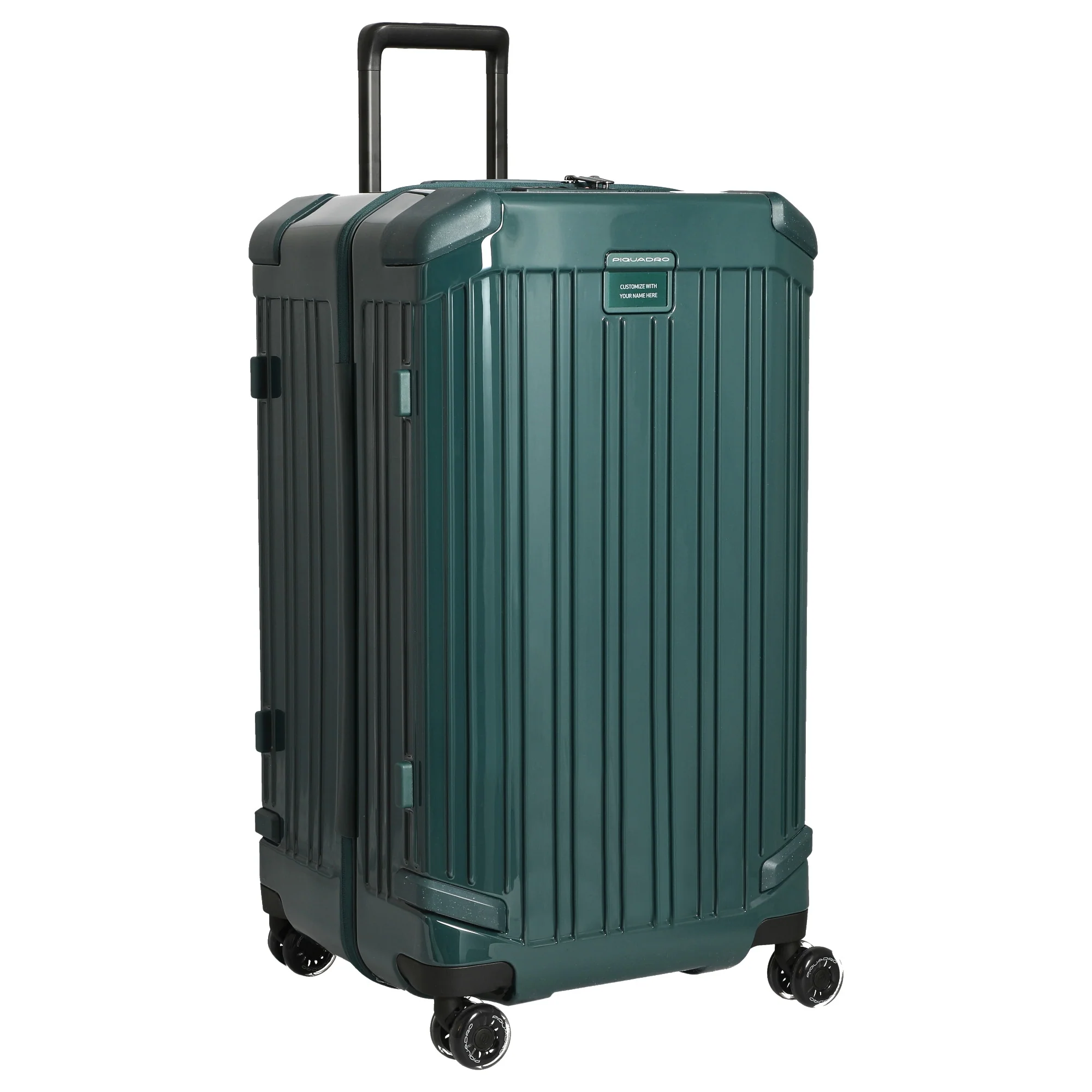 Piquadro Pop - 4-Rollen-Trolley 73 cm (green) - Image 5