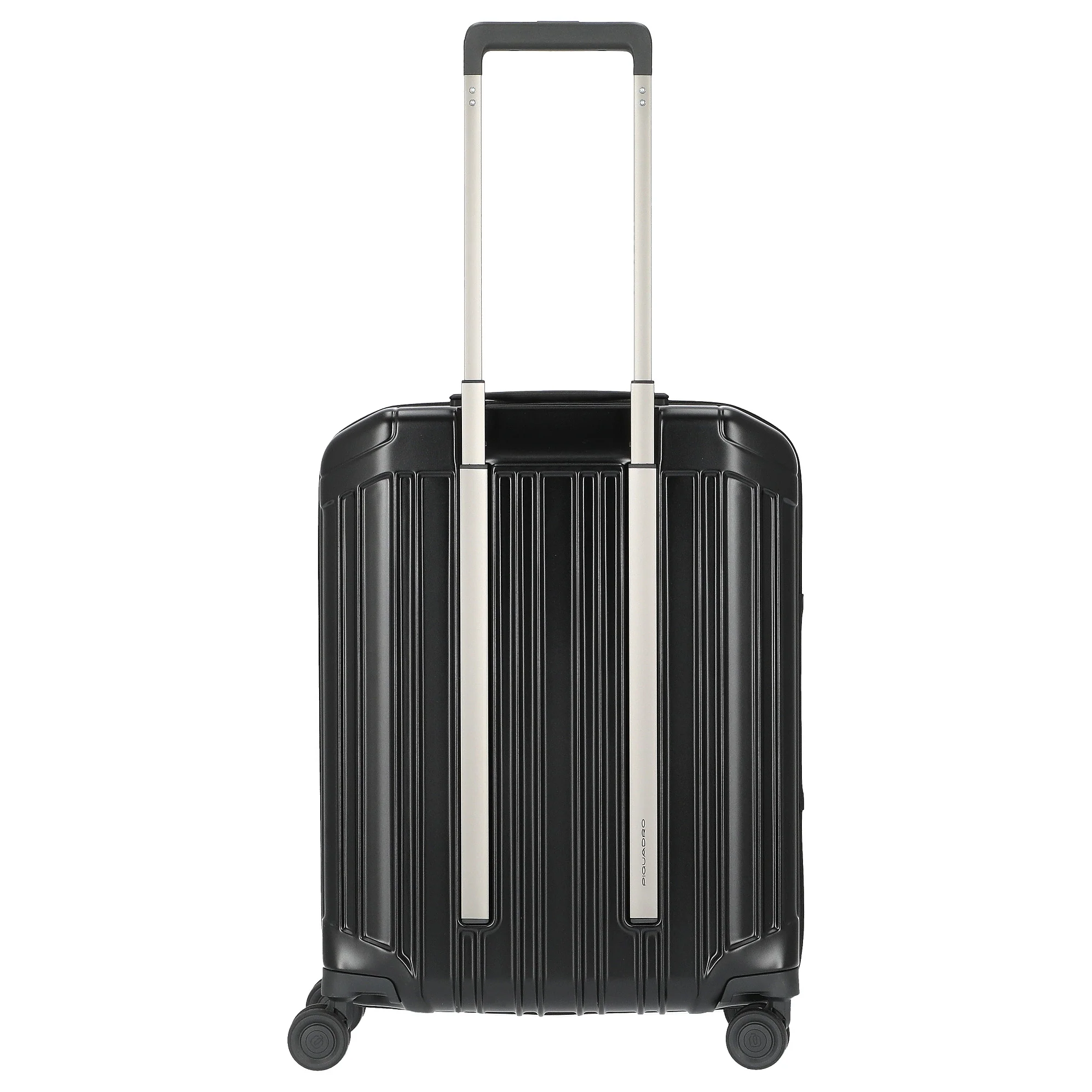 Piquadro PQ-Light - Ultra Slim 4-Rollen-Kabinentrolley 55 cm (matt black) - Image 4