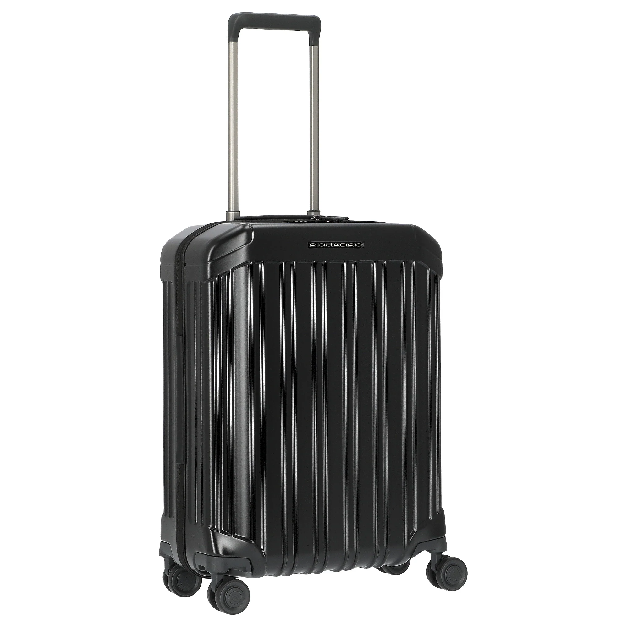 Piquadro PQ-Light - Ultra Slim 4-Rollen-Kabinentrolley 55 cm (matt black) - Image 5