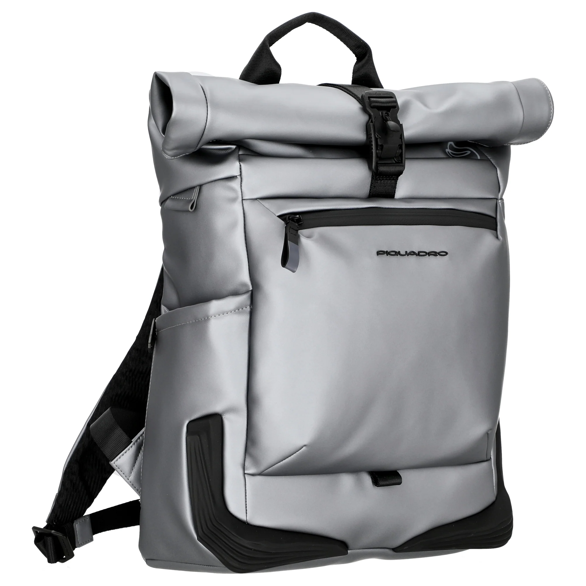 Piquadro Roll Top - Fahrradrucksack 15.6" 47 cm (silber/schwarz) - Image 5