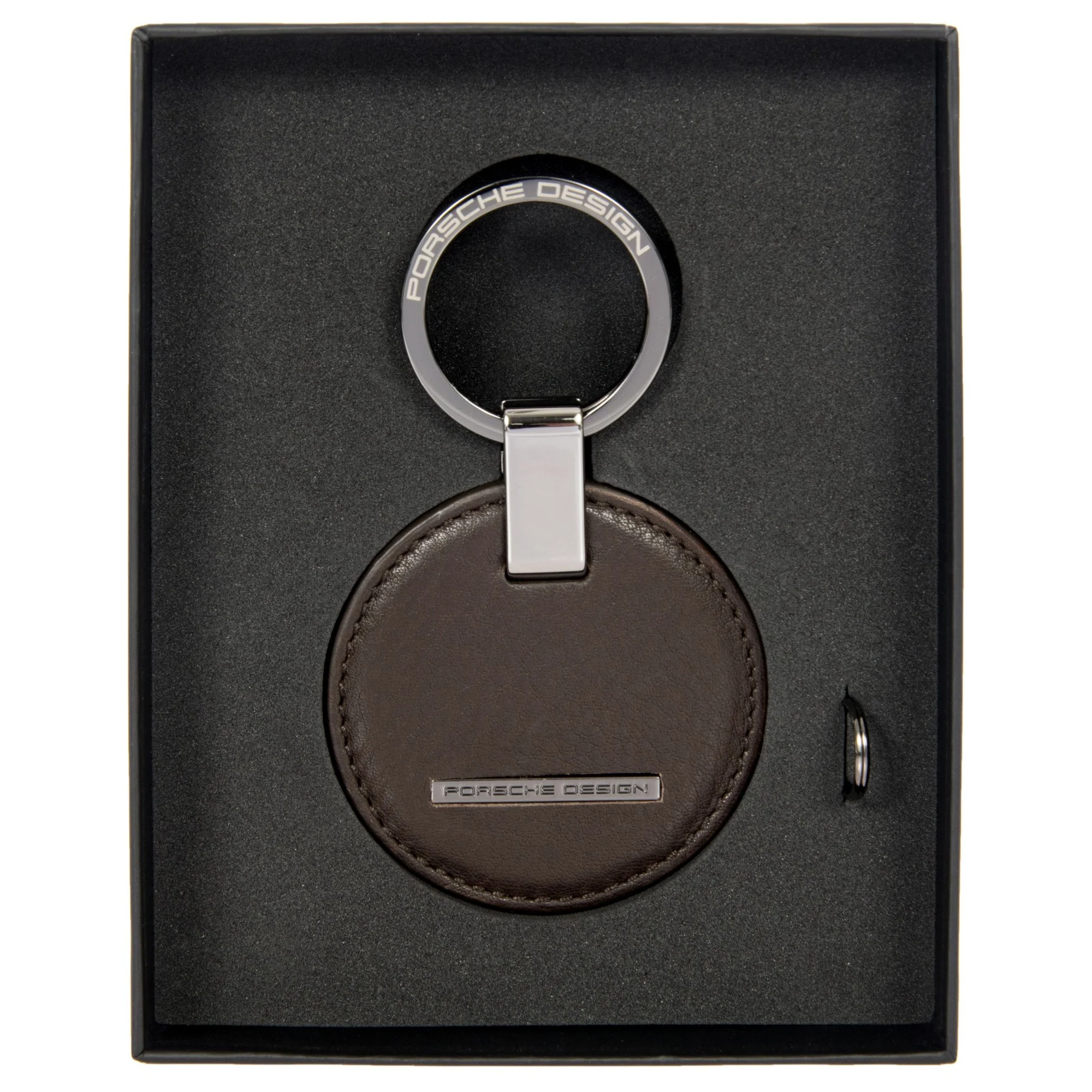 Porsche Design Circle - Schlüsselanhänger 9 cm (dark brown) - Image 3