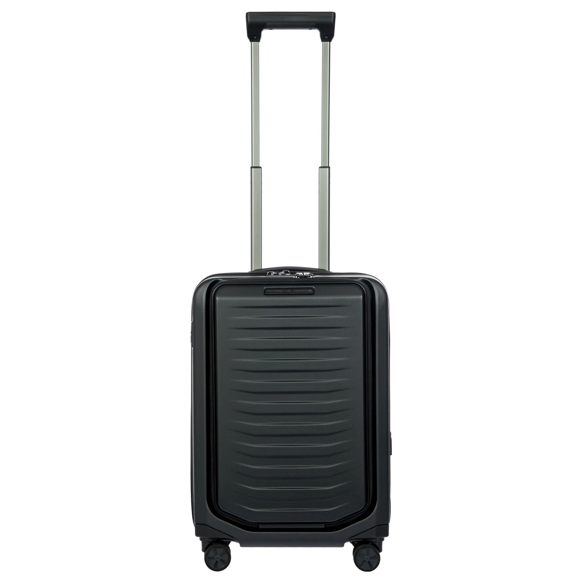 Porsche Design Roadster Hardcase - 4-Rollen-Kabinentrolley mit Vortasche S 55 cm (black matt)