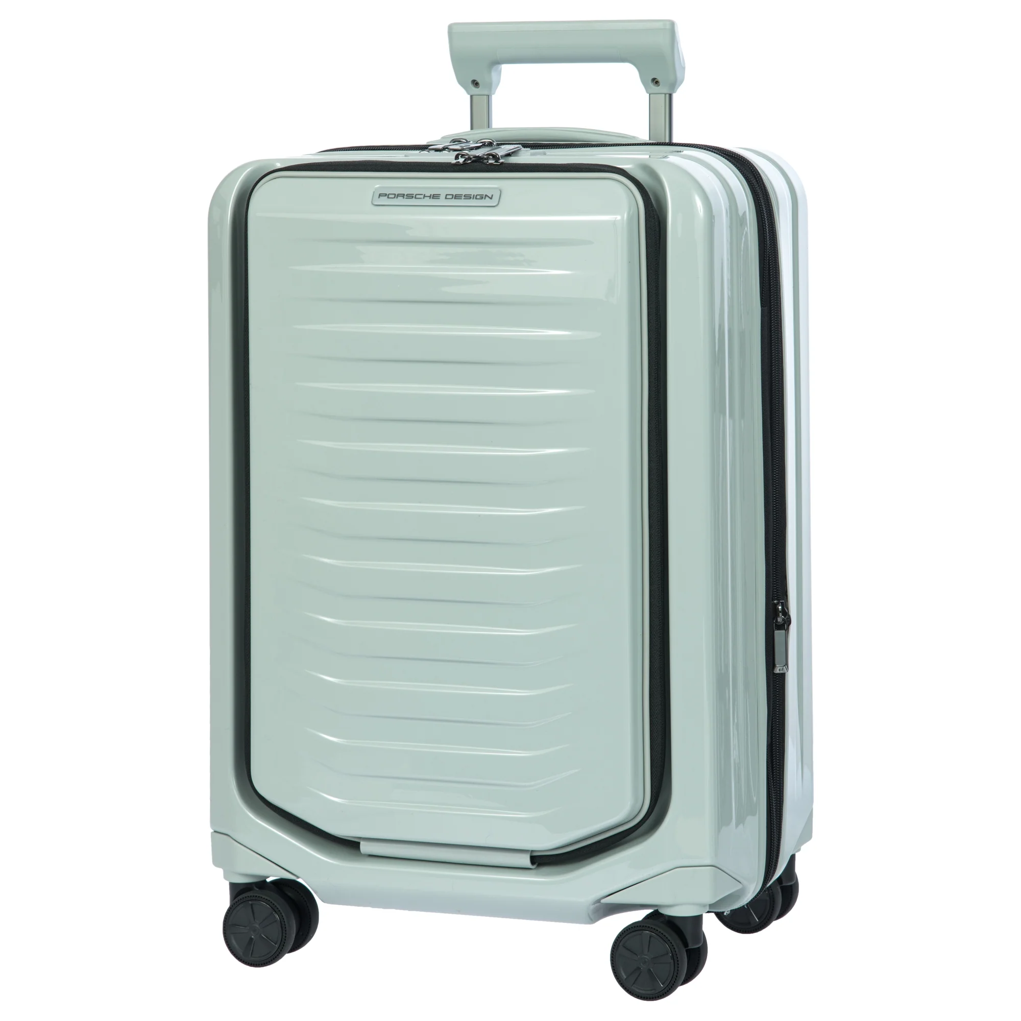 Porsche Design Roadster Hardcase - 4-Rollen-Kabinentrolley mit Vortasche S 55 cm (chalk shiny) - Image 2