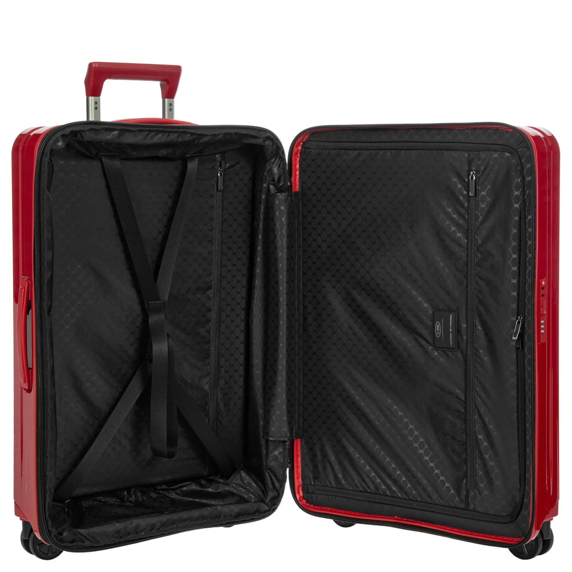 Porsche Design Roadster Hardcase - 4-Rollen-Trolley M 69 cm erw. (carmine red shiny) - Image 6