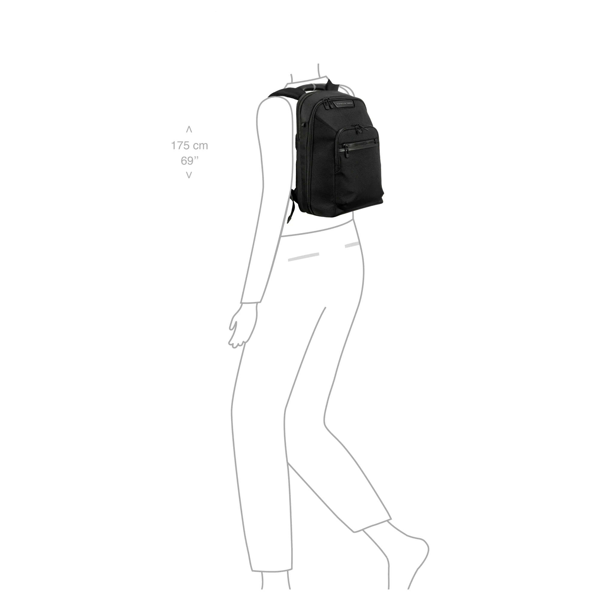 Porsche Design Roadster Nylon Evo - Rucksack XS 15.6" 37 cm (black) - Image 8