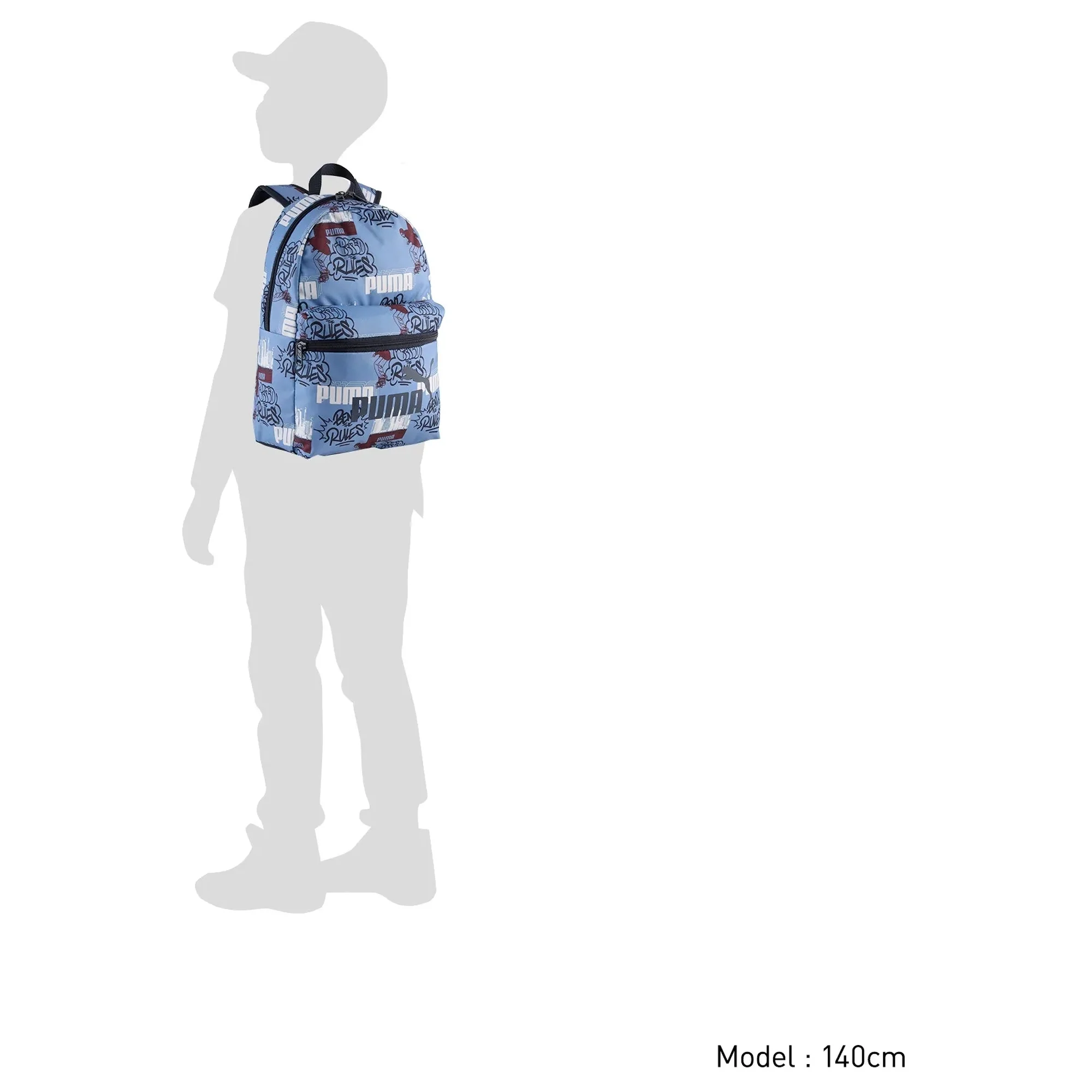 Puma Phase AOP - Rucksack Small 37 cm (cool blue-mid 90ies aop) - Image 5