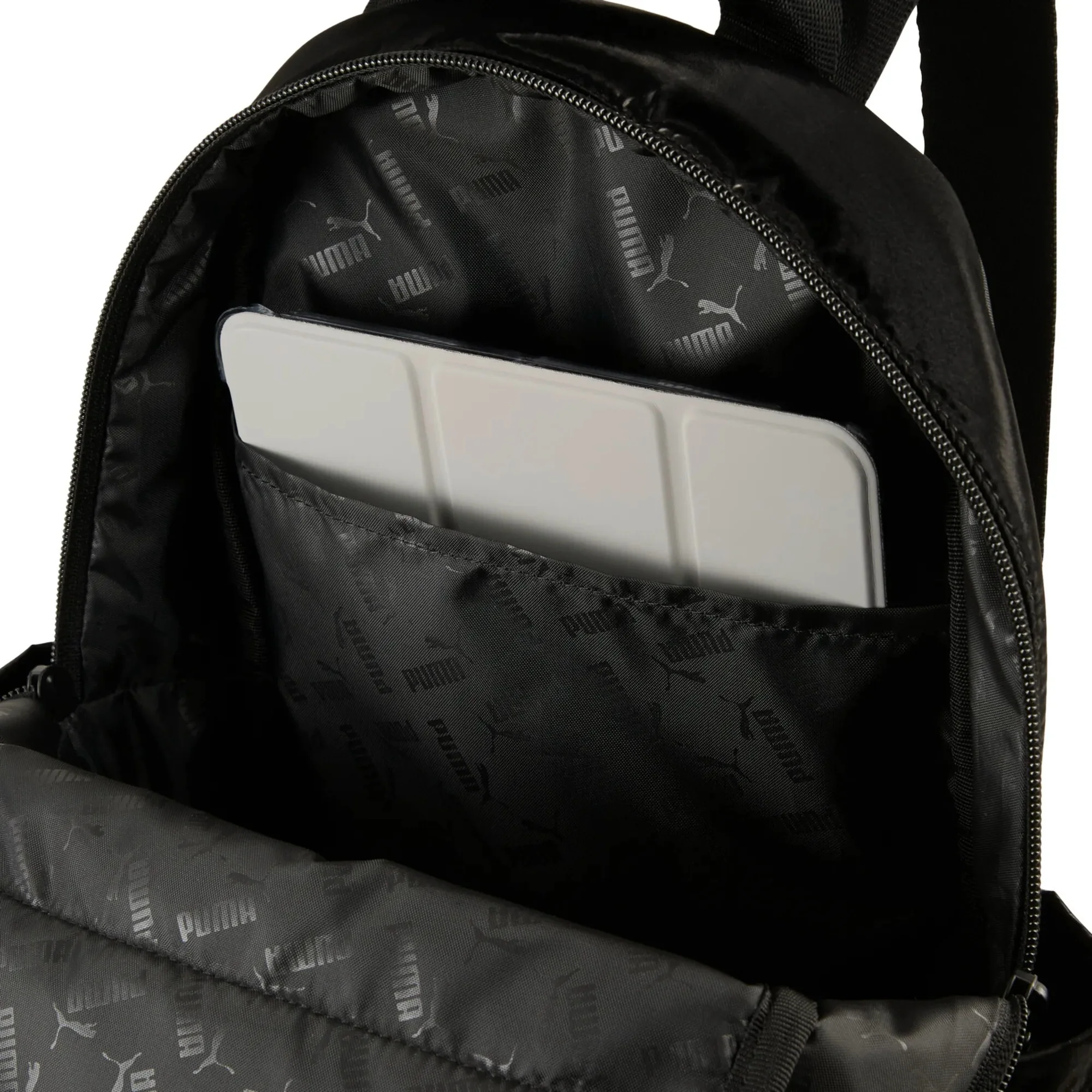 Puma UP - Rucksack Small 37 cm (black-metallic gold logo) - Image 3