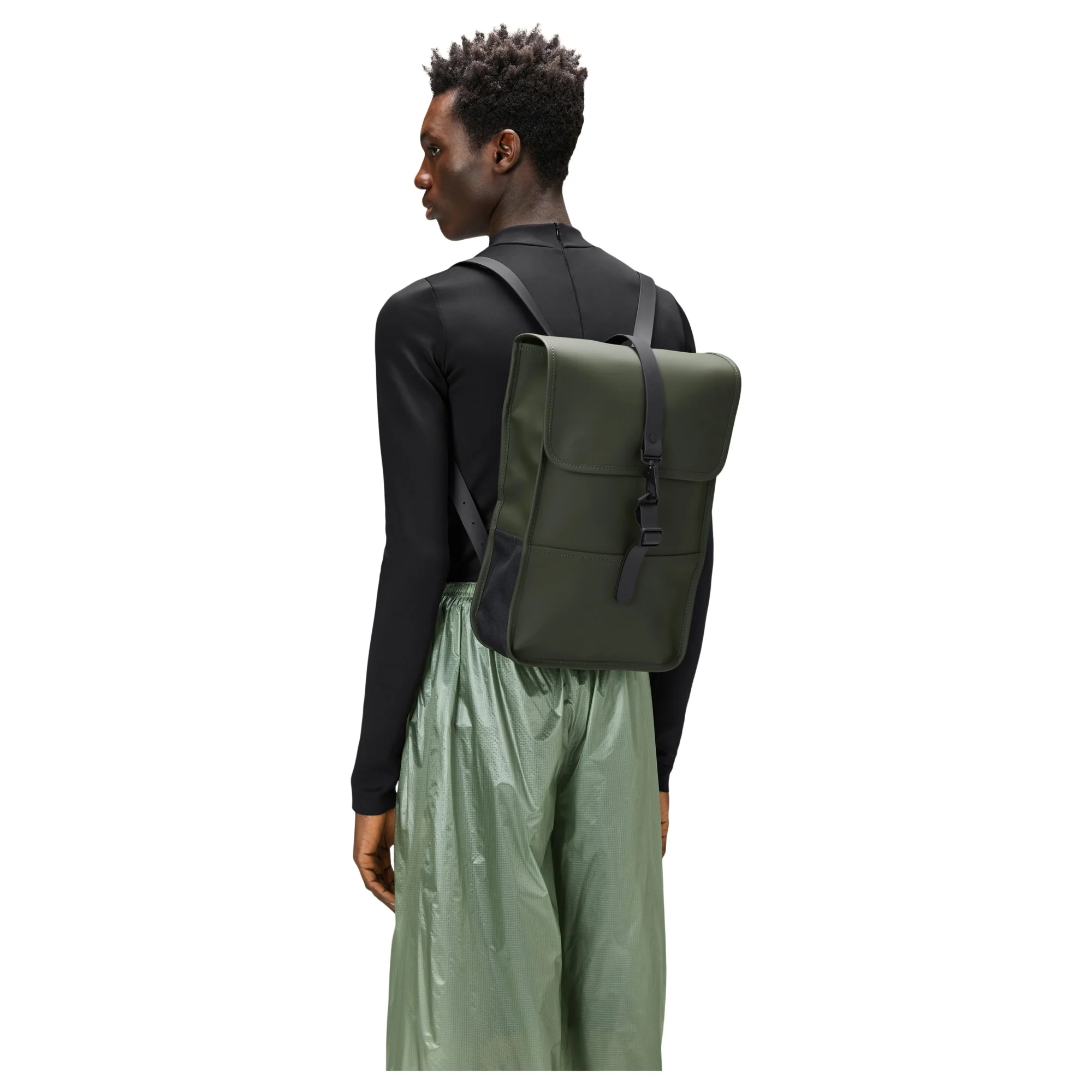 Rains Backpack Mini - Rucksack 13" 45 cm (green) - Image 5
