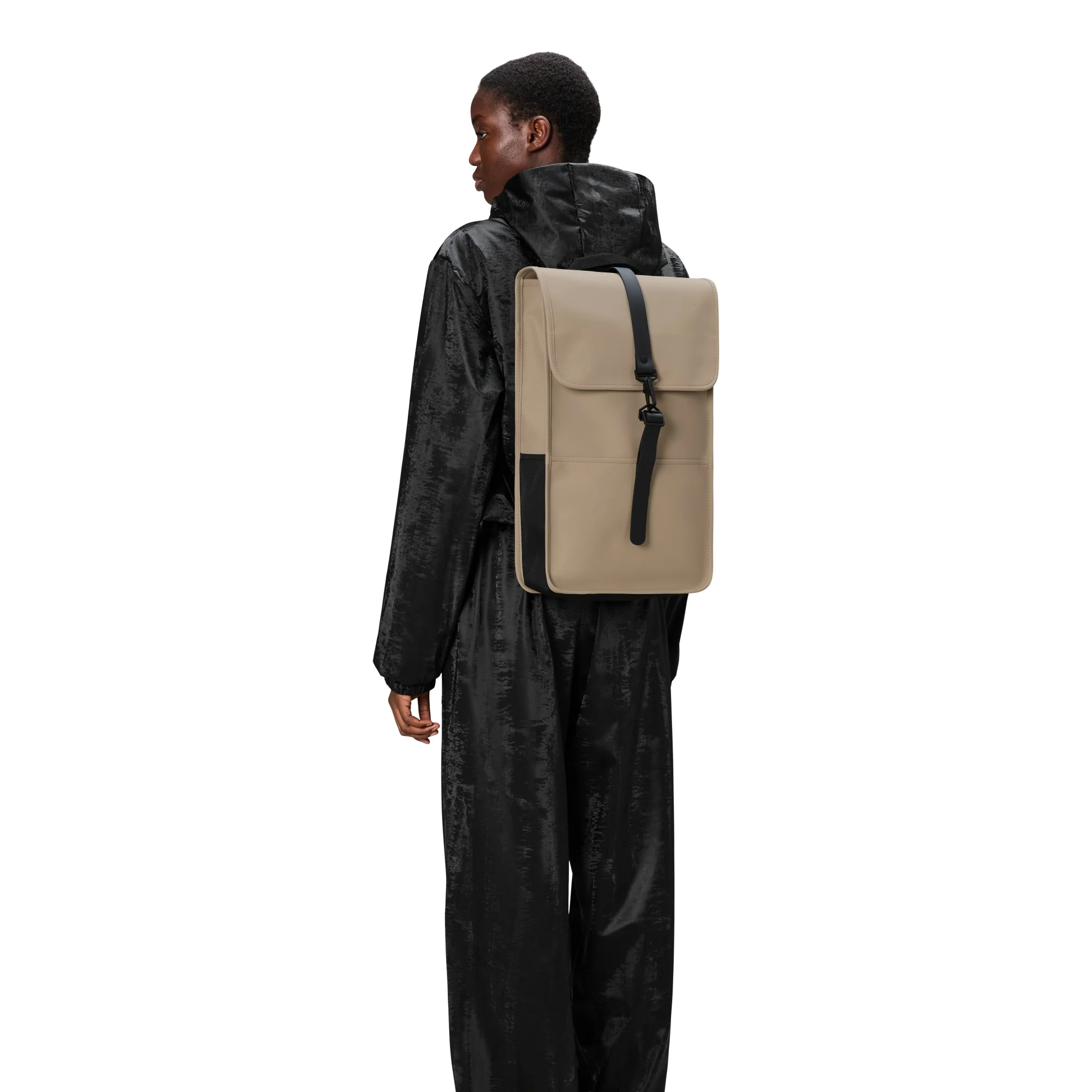 Rains Backpack W3 - Rucksack (beige) - Image 5