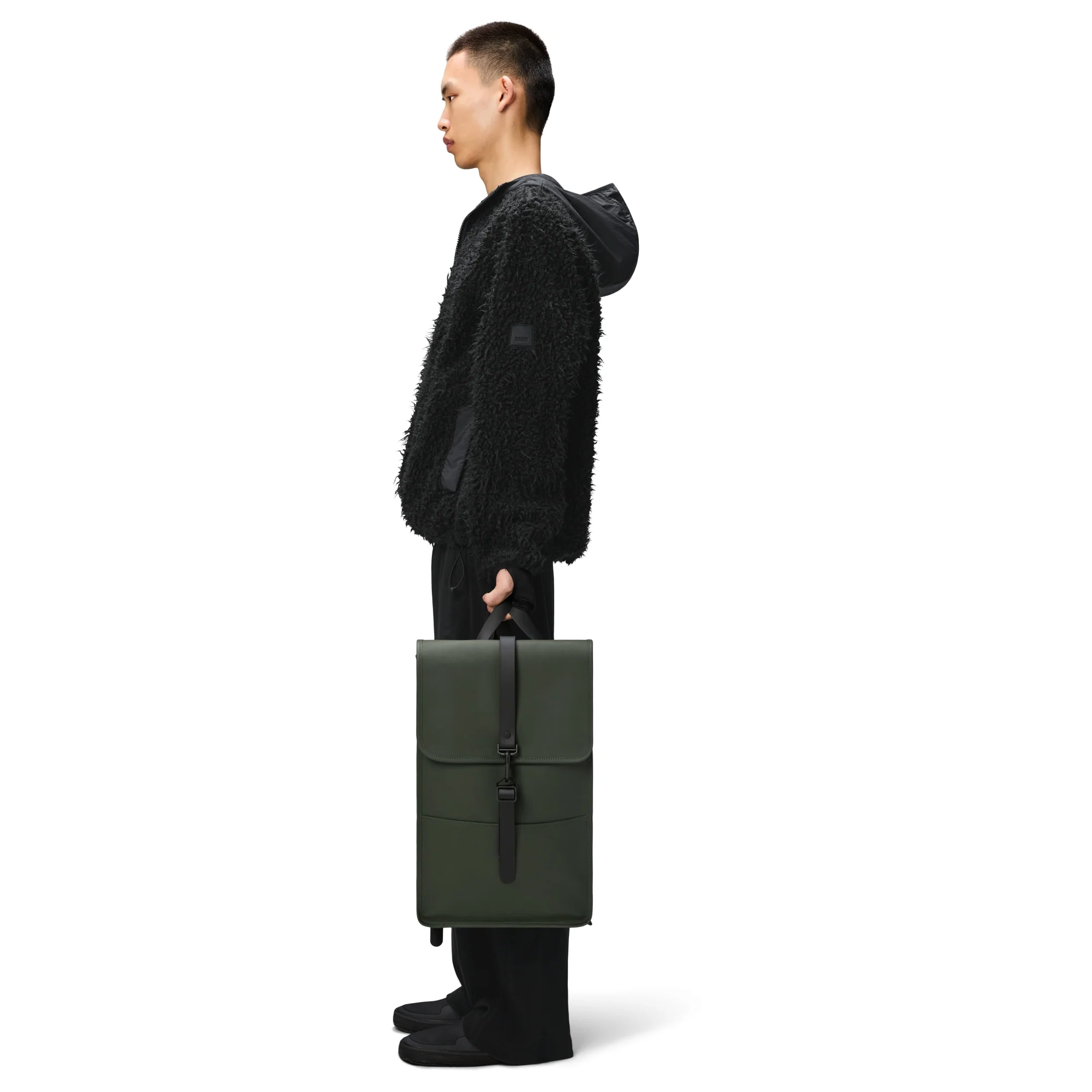 Rains Backpack W3 - Rucksack (green) - Image 4