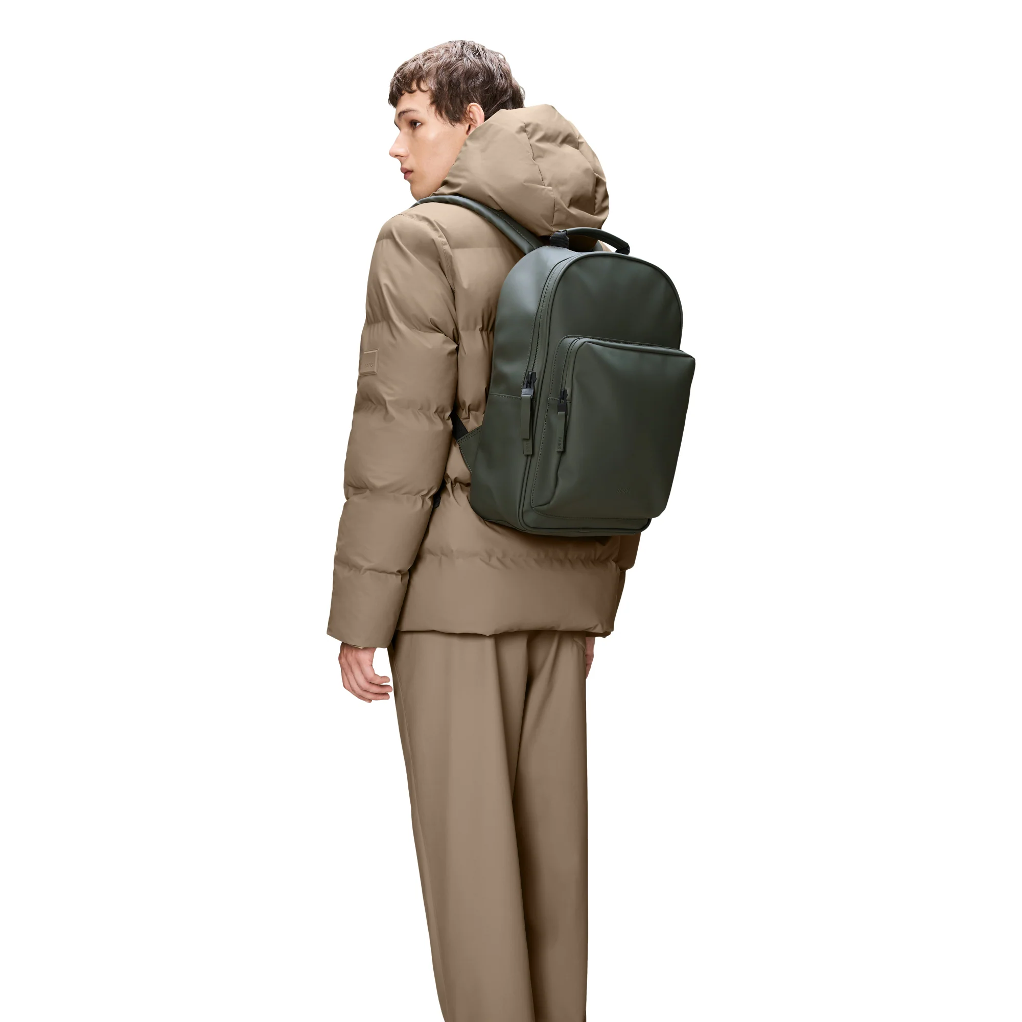 Rains Book Daypack - Rucksack L 16" 40 cm (green) - Image 3