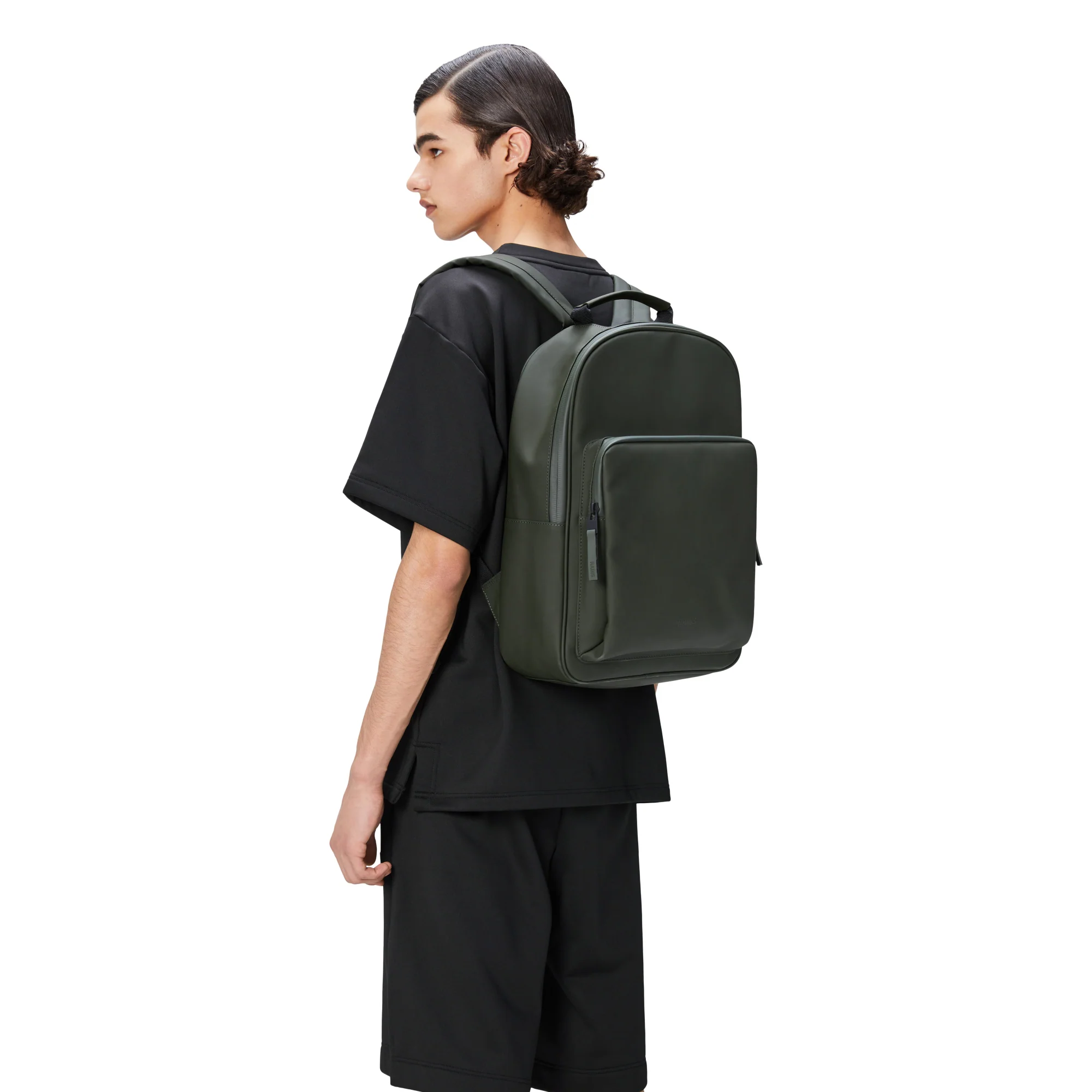 Rains Book Daypack - Rucksack L 16" 40 cm (green) - Image 5