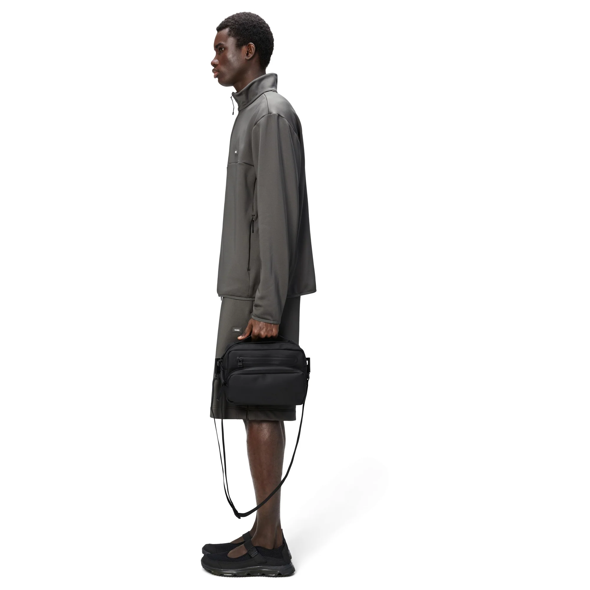 Rains Cargo Box Bag - Umhängetasche 25 cm RFID (black) - Image 3
