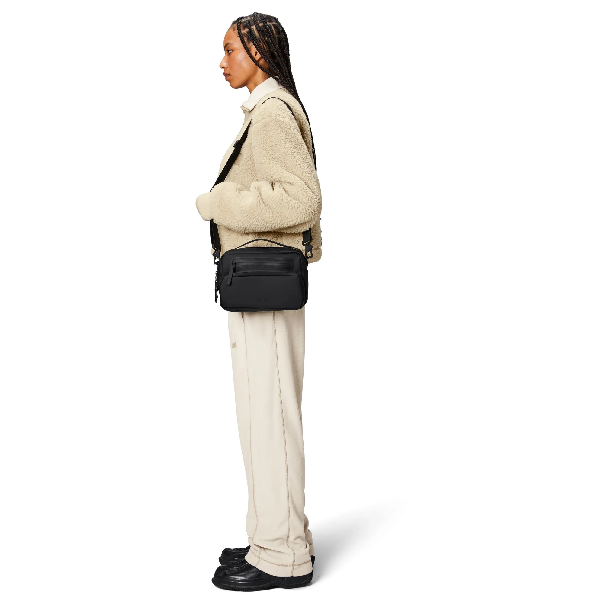 Rains Cargo Box Bag - Umhängetasche 25 cm RFID (black) - Image 5