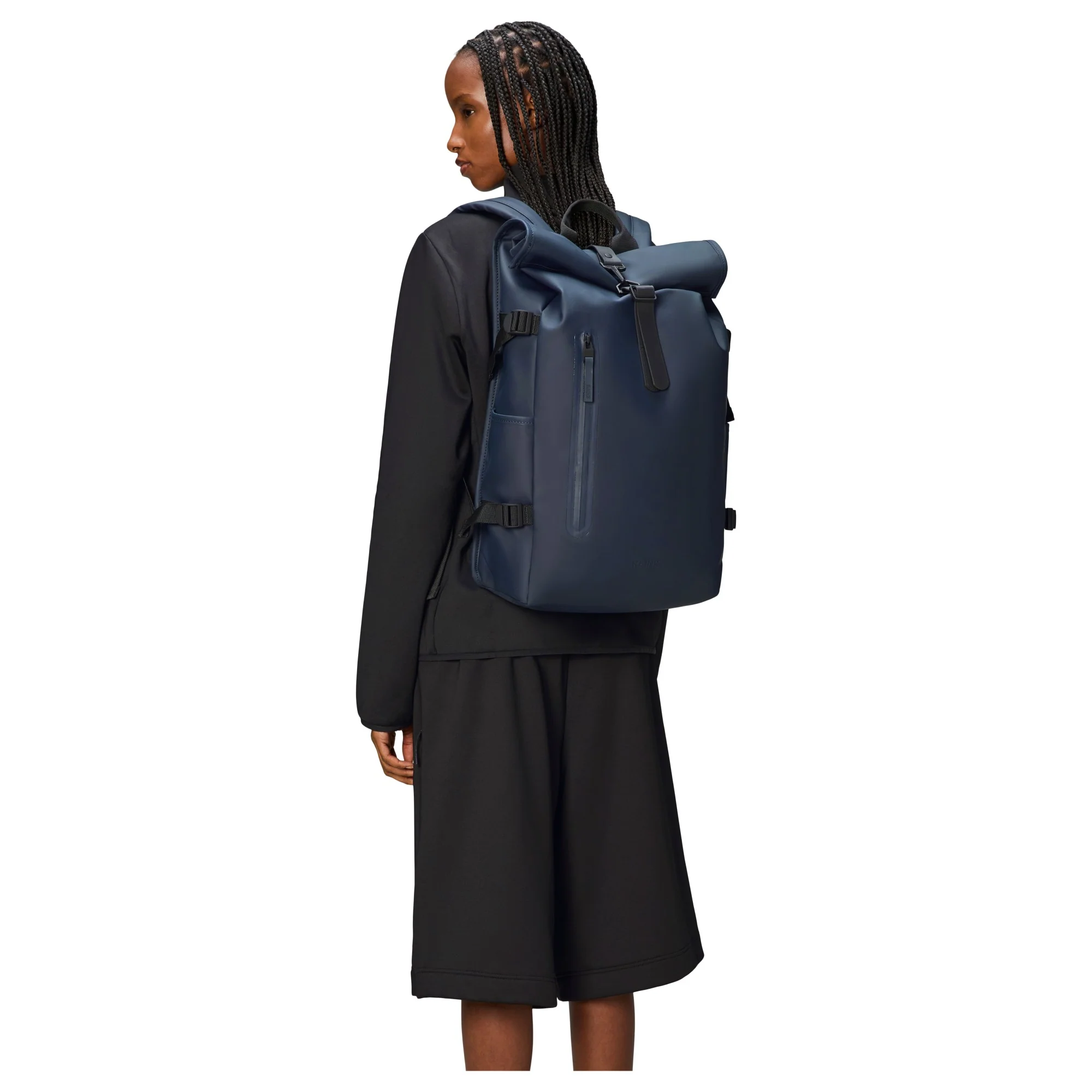 Rains Rolltop - Rucksack L 16" 52 cm (navy) - Image 3