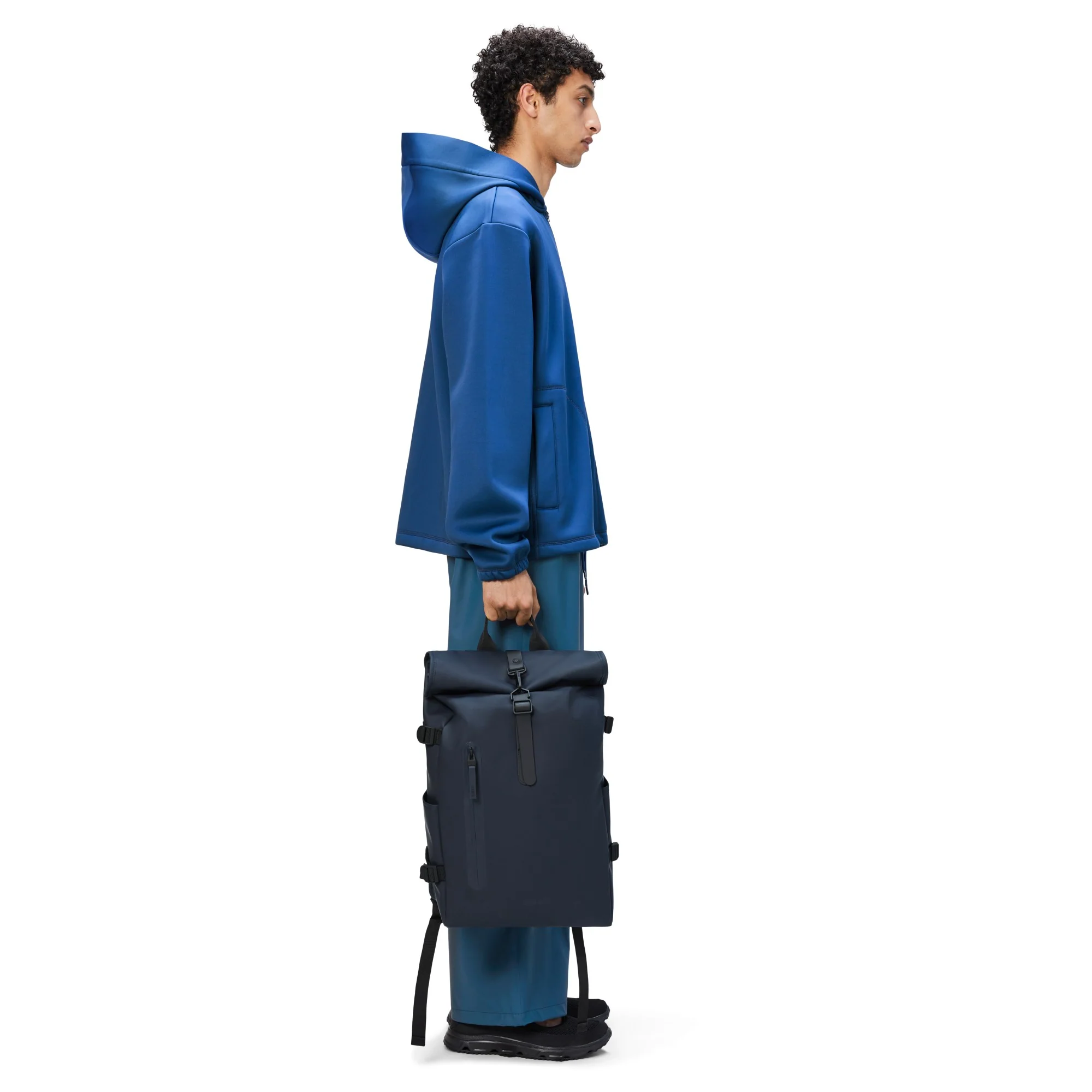 Rains Rolltop - Rucksack L 16" 52 cm (navy) - Image 4
