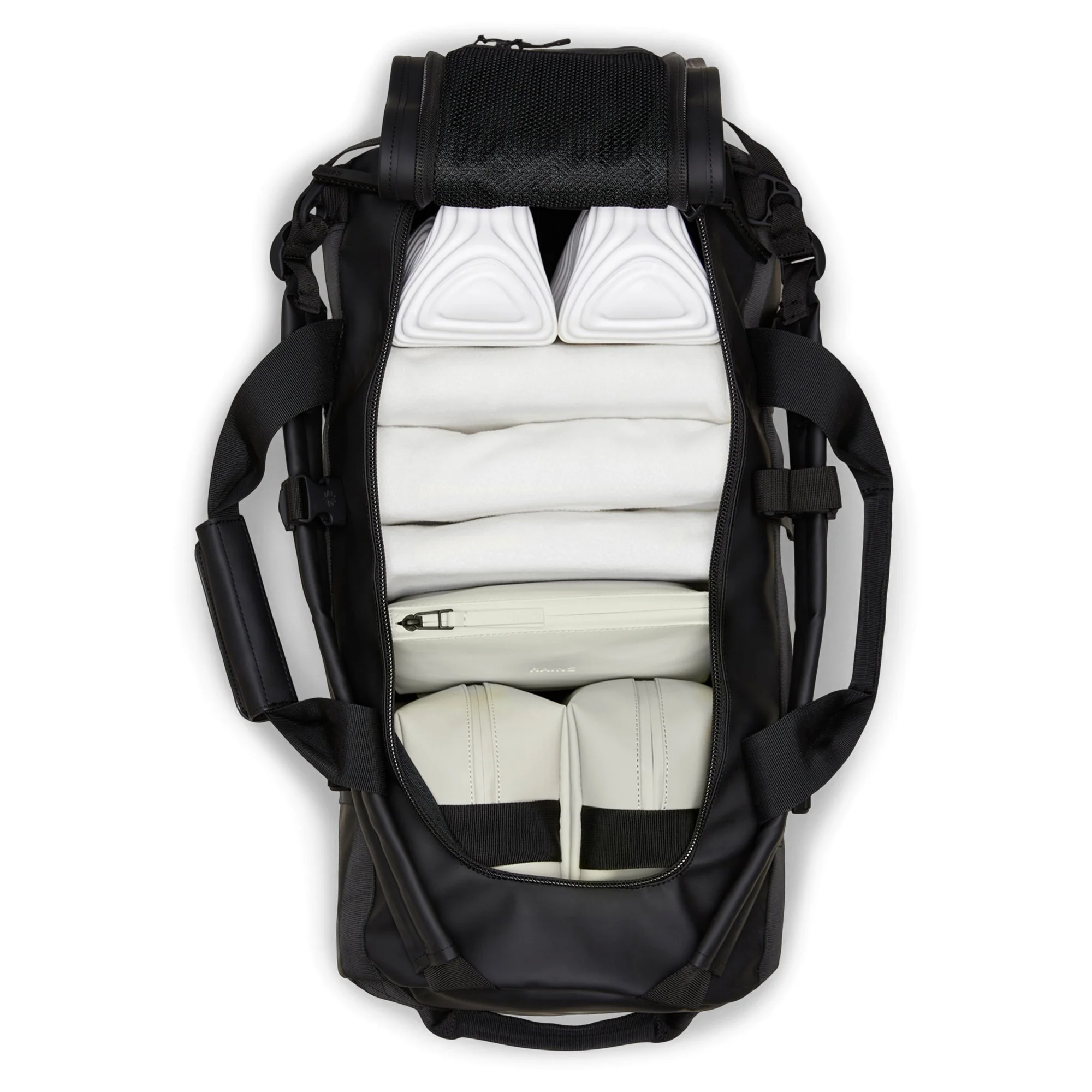 Rains Texel - Reisetasche/Reiserucksack 62 cm (black) - Image 3