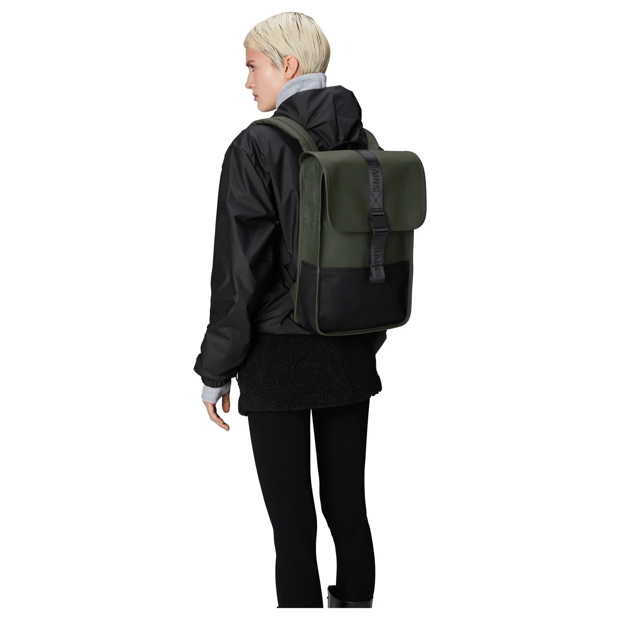 Rains Trail - Rucksack Mini 15" 42 cm (green) - Image 6