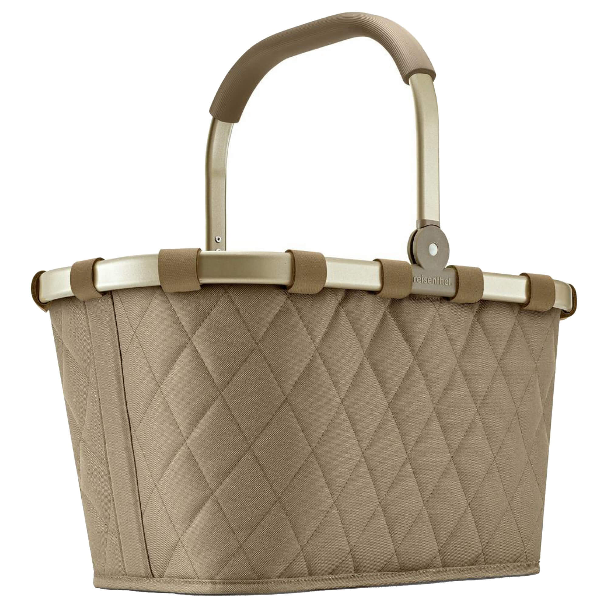 reisenthel carrybag - Einkaufskorb (frame rhombus olive)