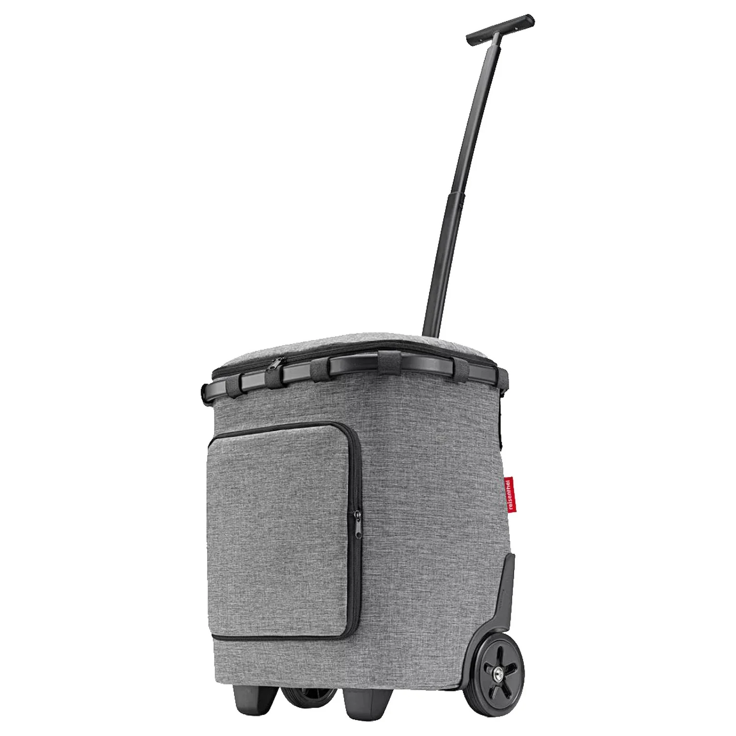 reisenthel carrycruiser plus - Einkaufstrolley recycelt PET 52.5 cm (frame twist silver)
