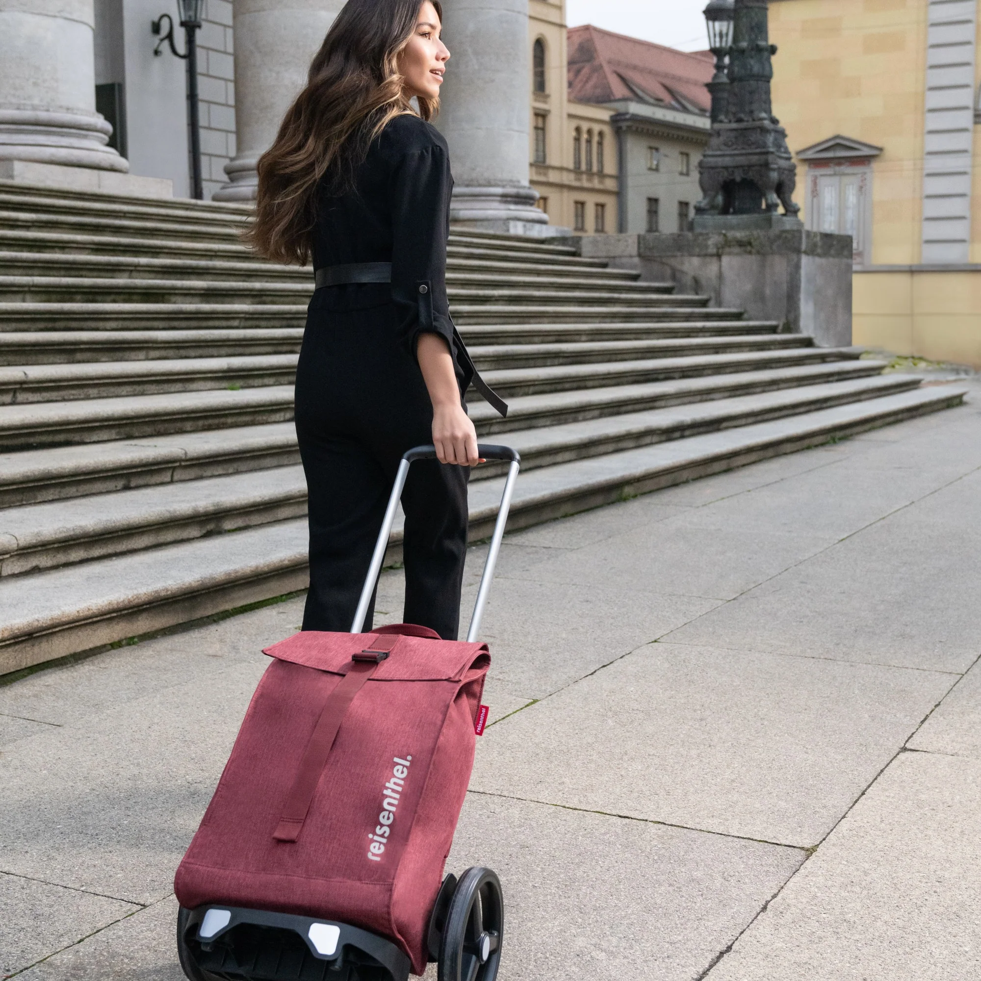 reisenthel citycruiser - Einkaufstrolley 55 cm (twist maroon) - Image 4