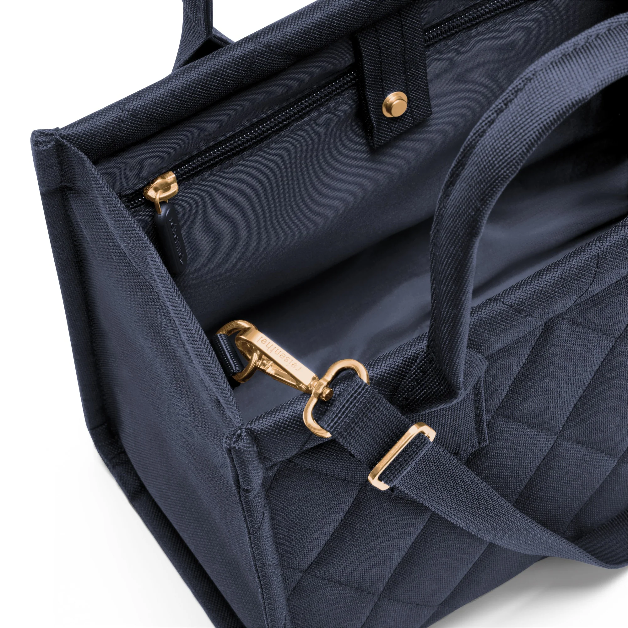reisenthel Daily Shopper - Shopper XS 27 cm (rhombus midnight gold) - Image 4