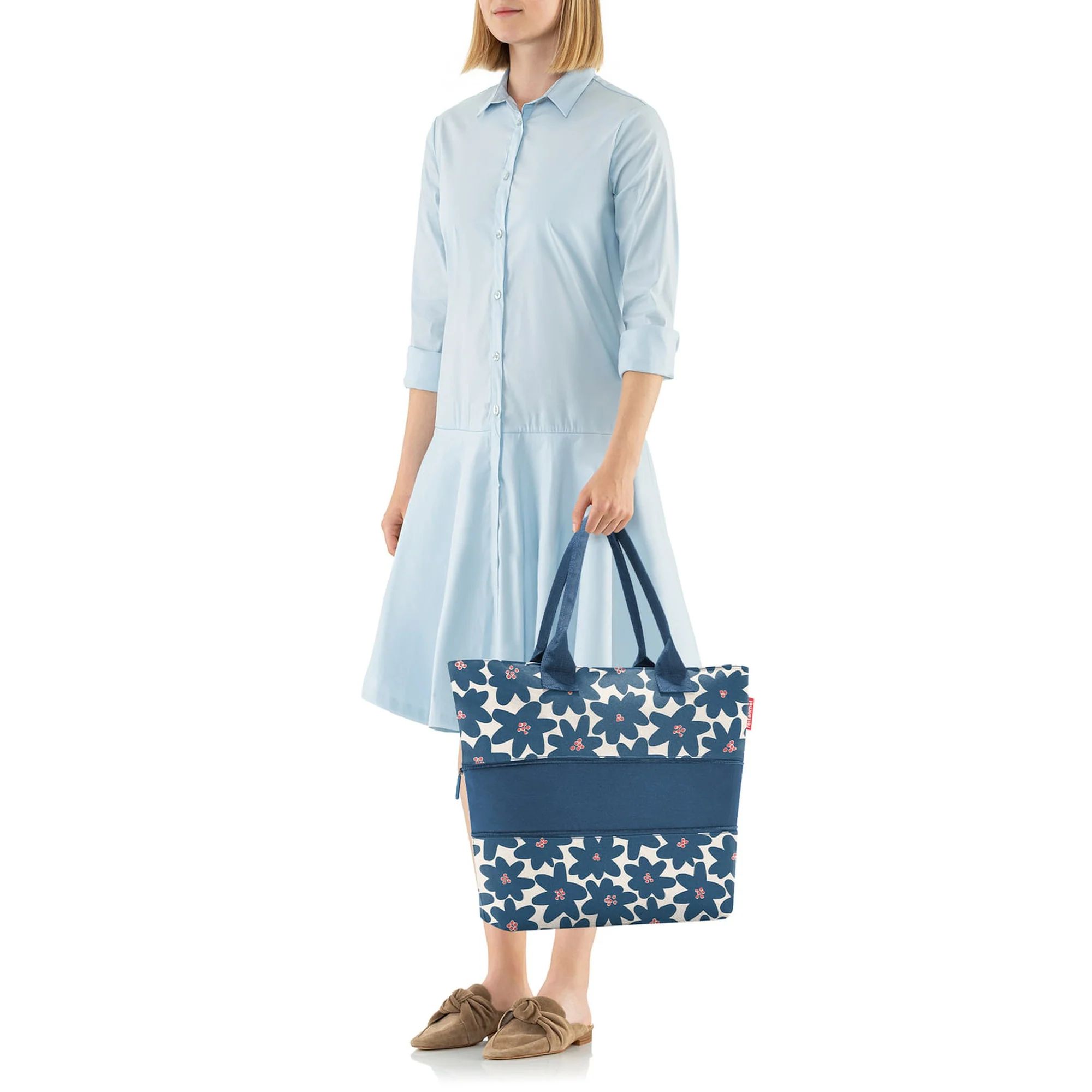 reisenthel e1 - Shopper erw. 50 cm (daisy blue) - Image 4