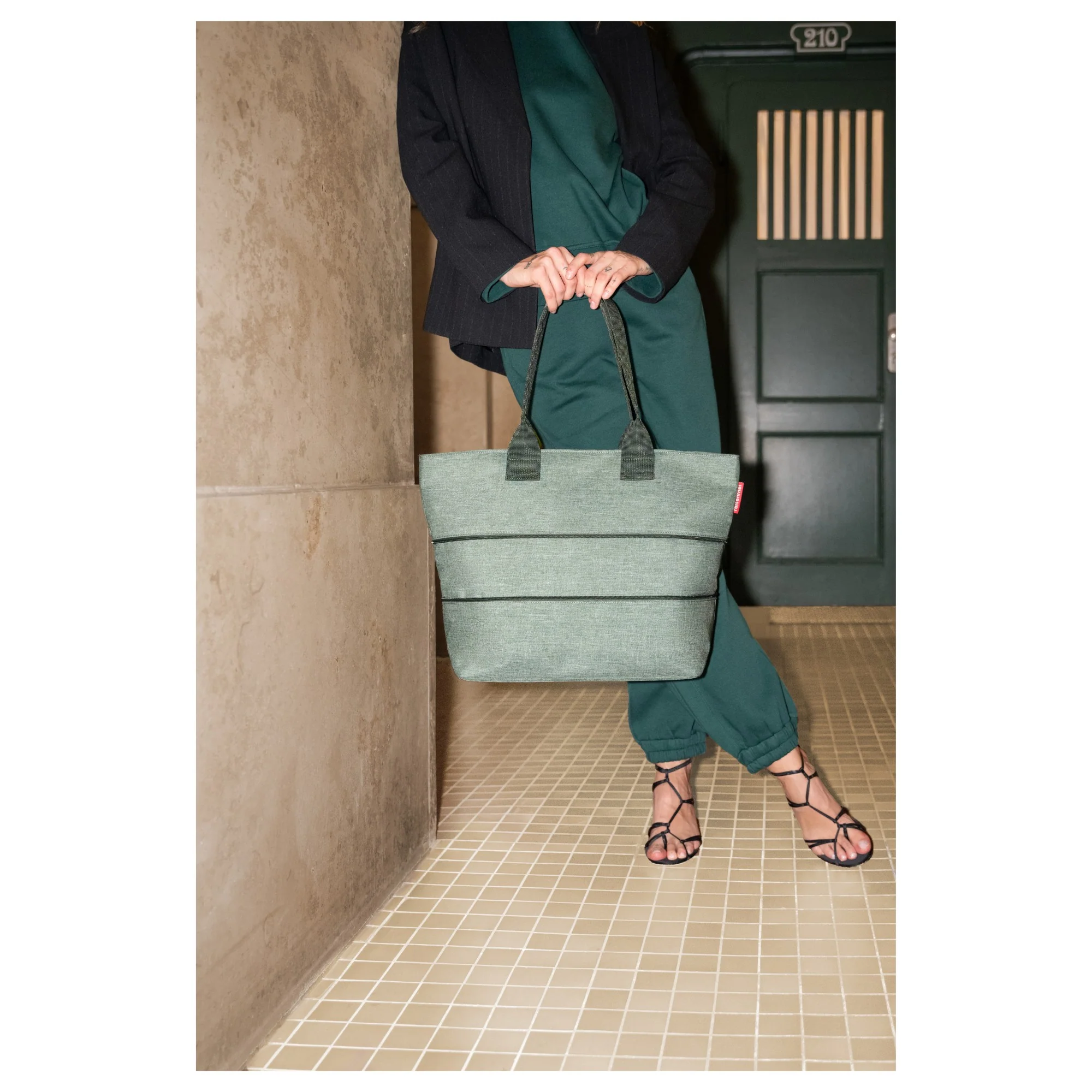 reisenthel e1 - Shopper erw. 50 cm (twist sage) - Image 7