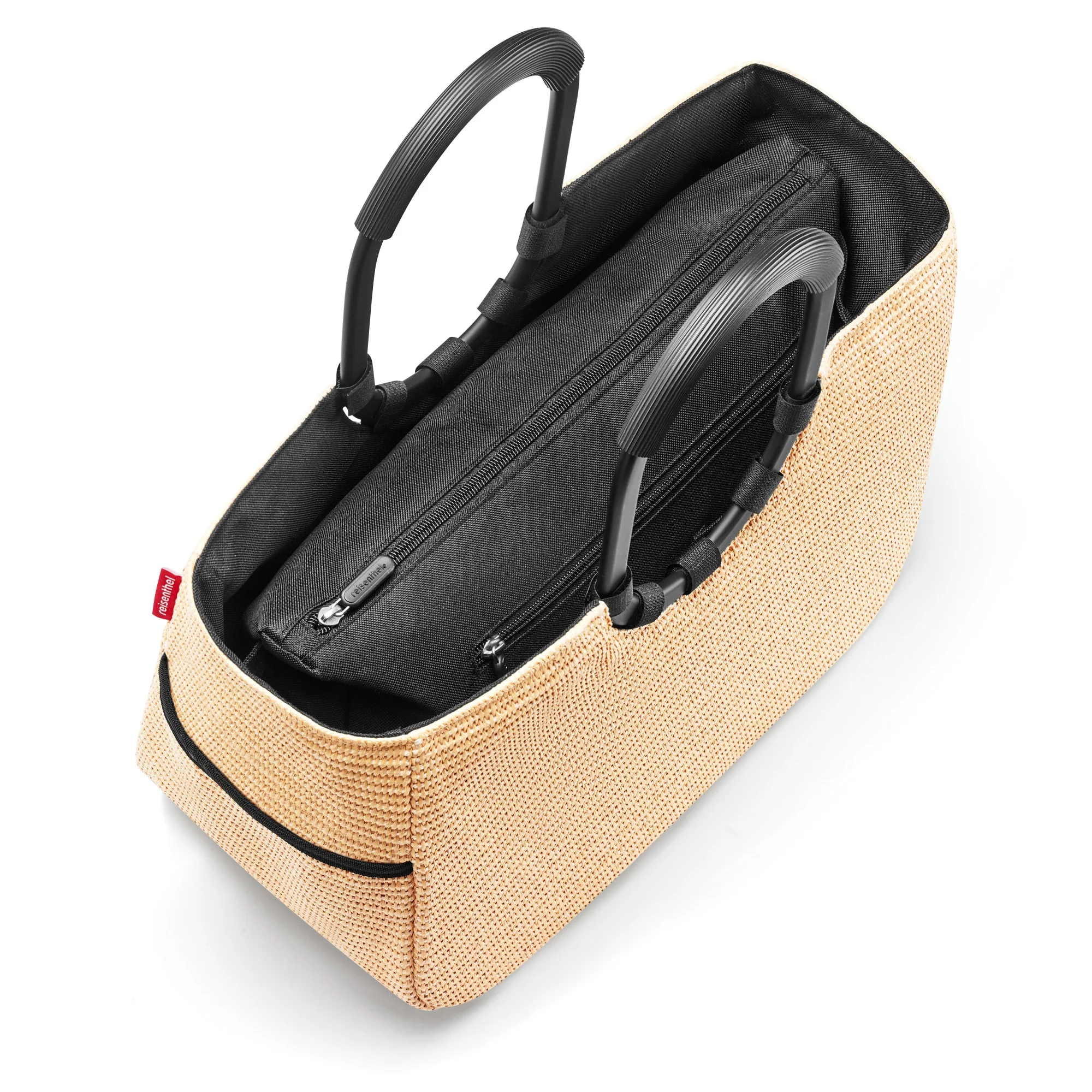 reisenthel loopshopper M / Shopper 40 cm (frame raffia black) - Image 4
