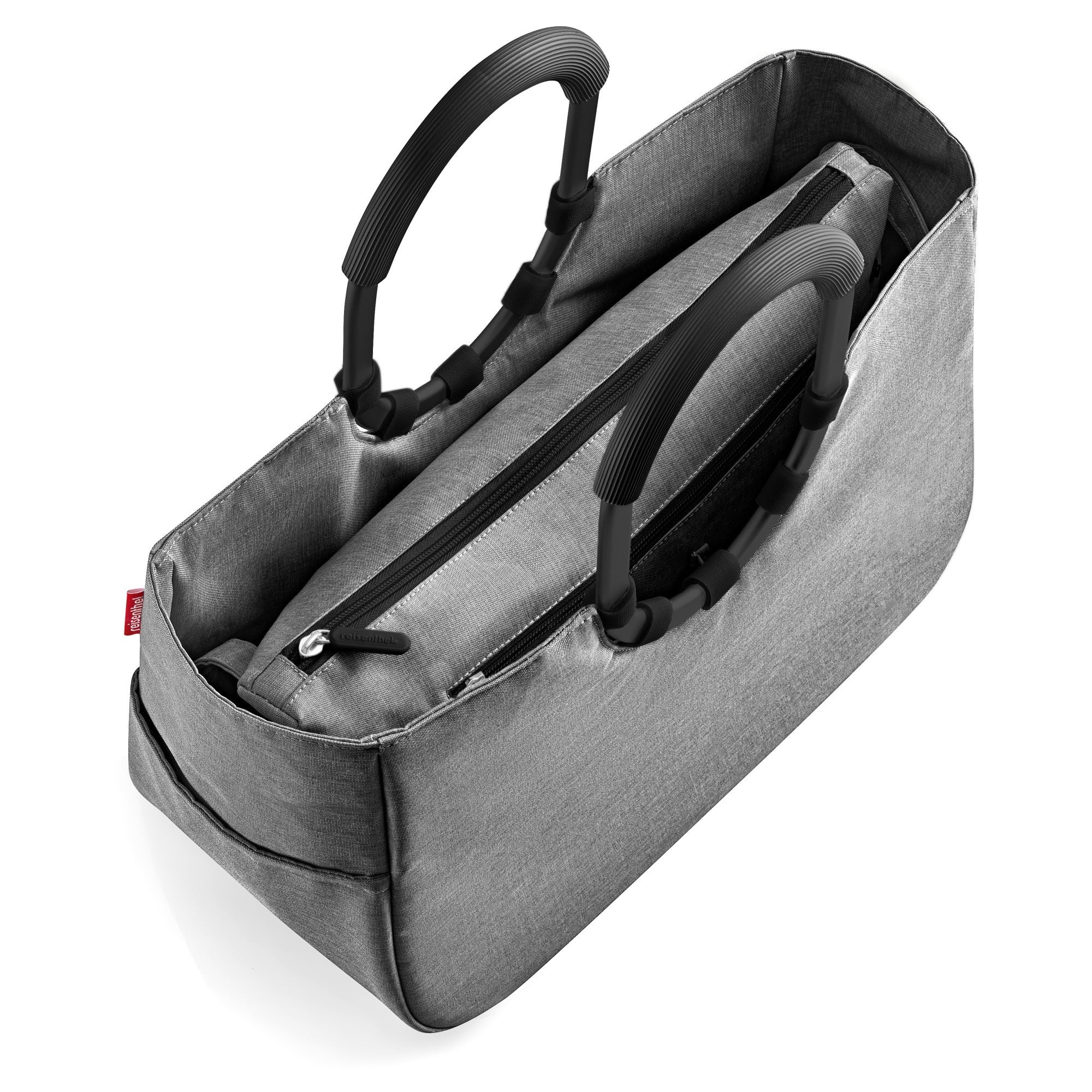 reisenthel loopshopper M / Shopper 40 cm (frame twist silver) - Image 3