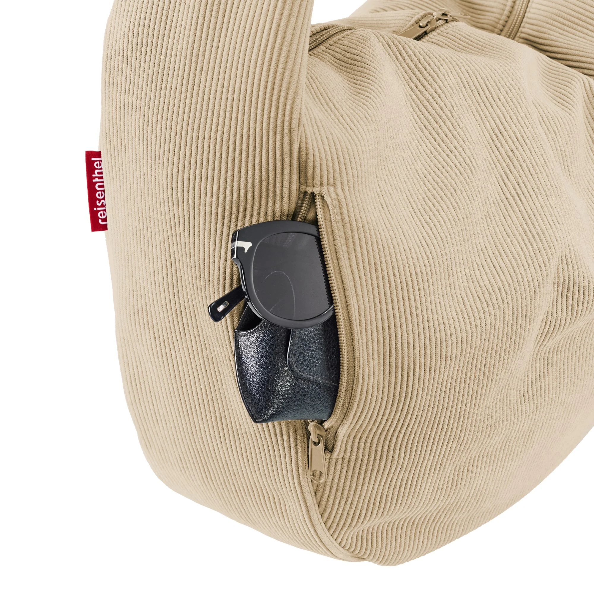 reisenthel Moonbag - Schultertasche 48 cm (cord sand) - Image 4