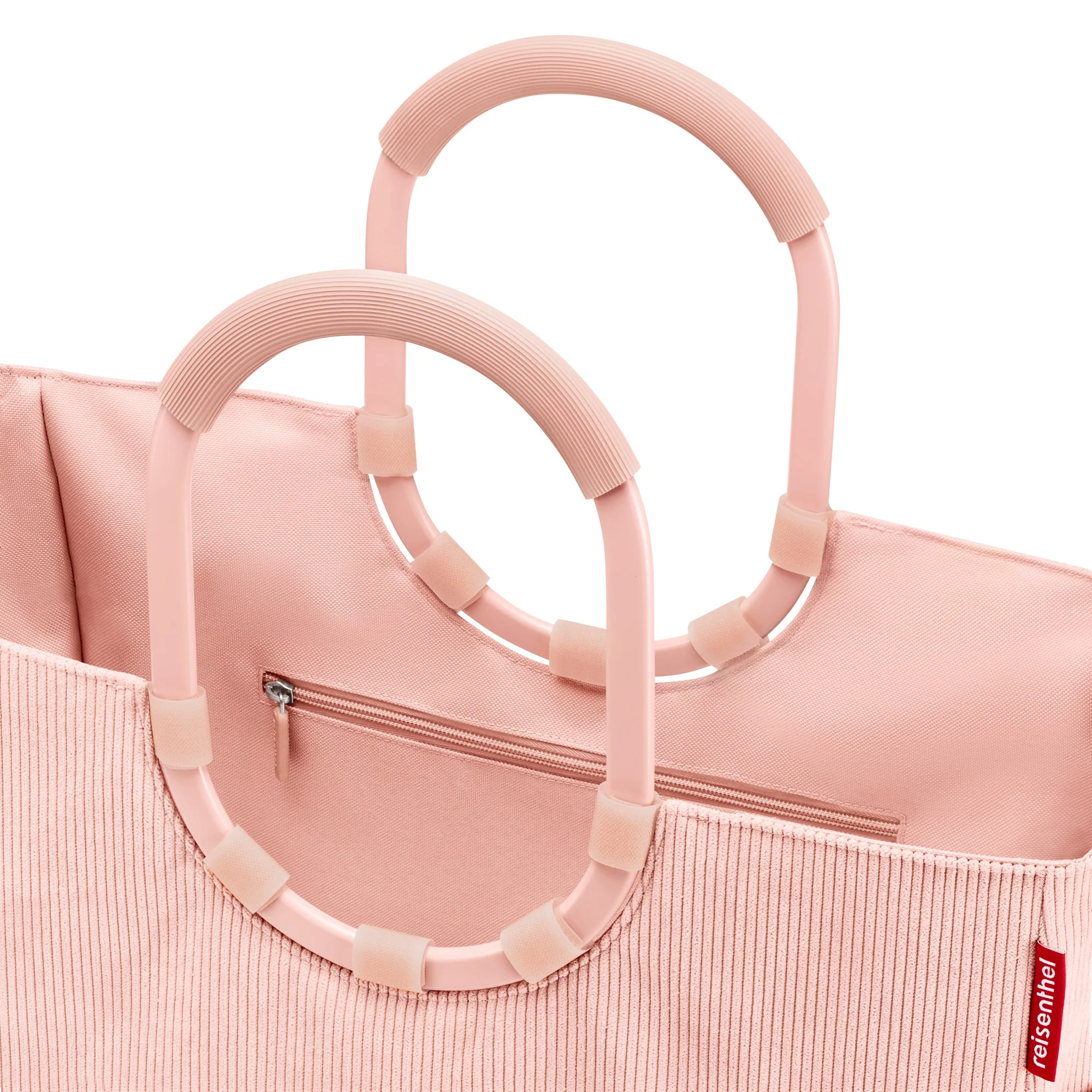 reisenthel shopping loopshopper L - Einkaufstasche mit Bügel 46 cm (cord blush) - Image 3