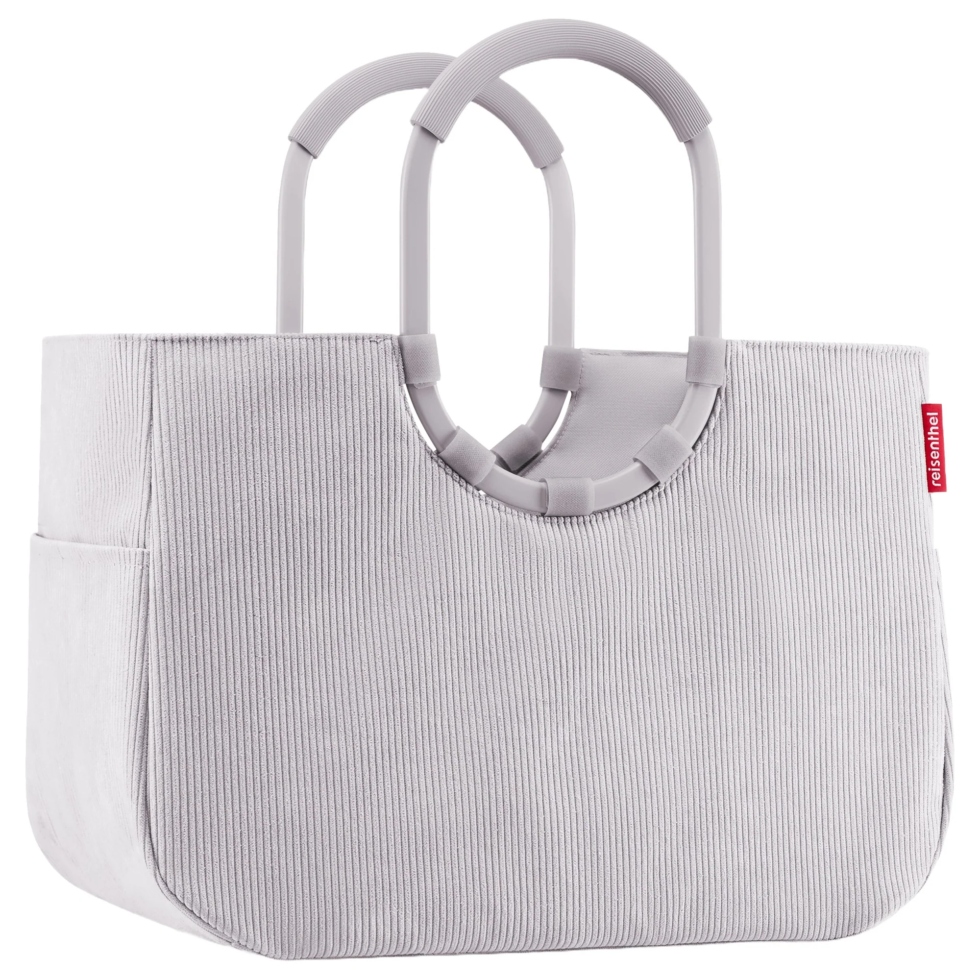 reisenthel shopping loopshopper L - Einkaufstasche mit Bügel 46 cm (cord grey) - Image 2