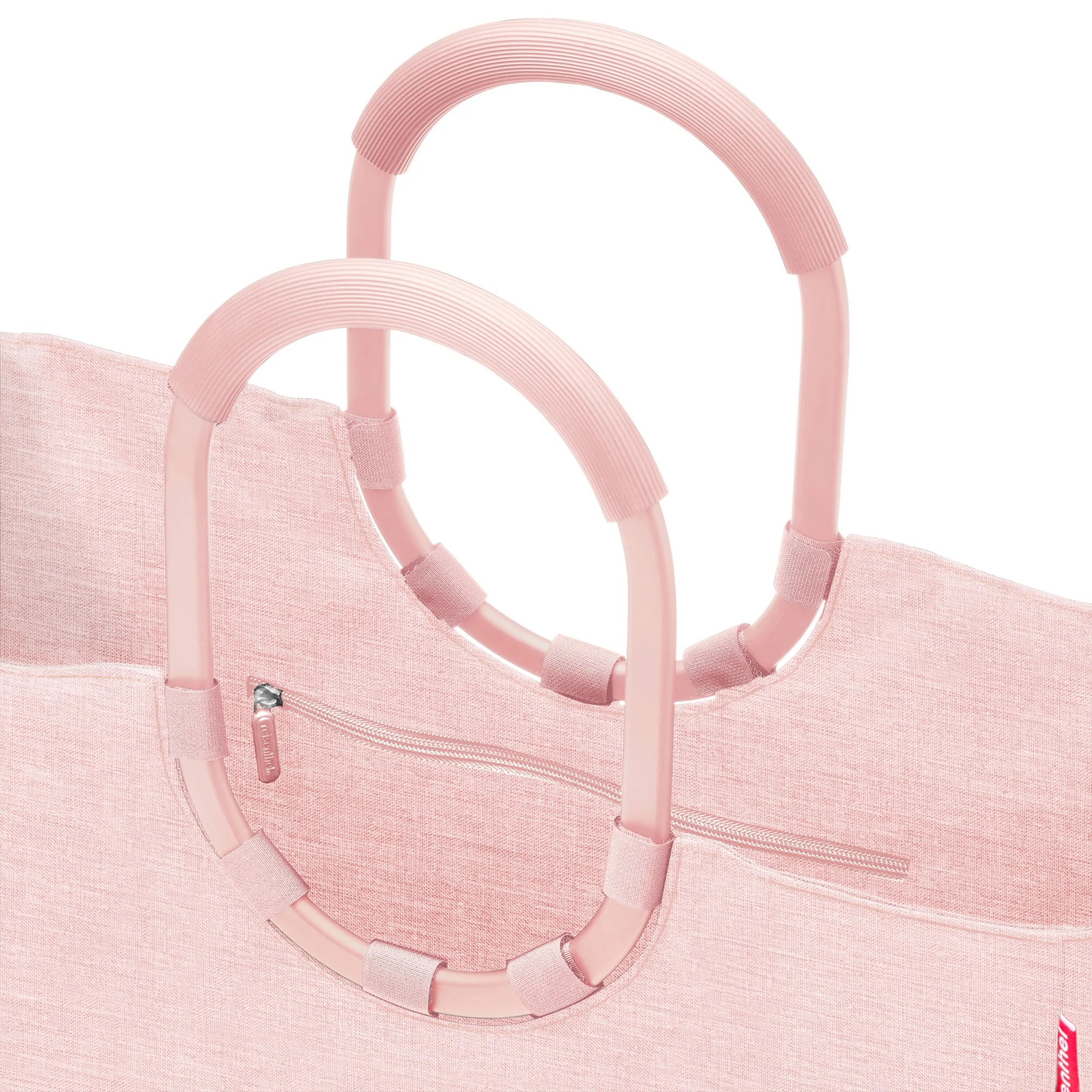 reisenthel shopping loopshopper L - Einkaufstasche mit Bügel 46 cm (frame twist blush) - Image 3
