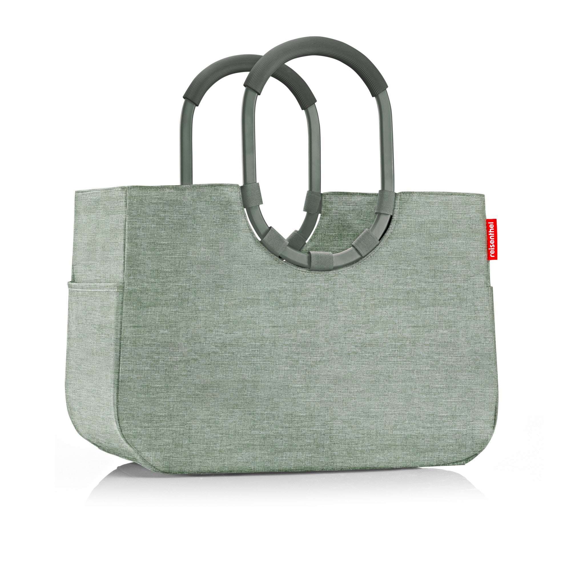reisenthel shopping loopshopper L - Einkaufstasche mit Bügel 46 cm (frame twist sage) - Image 2