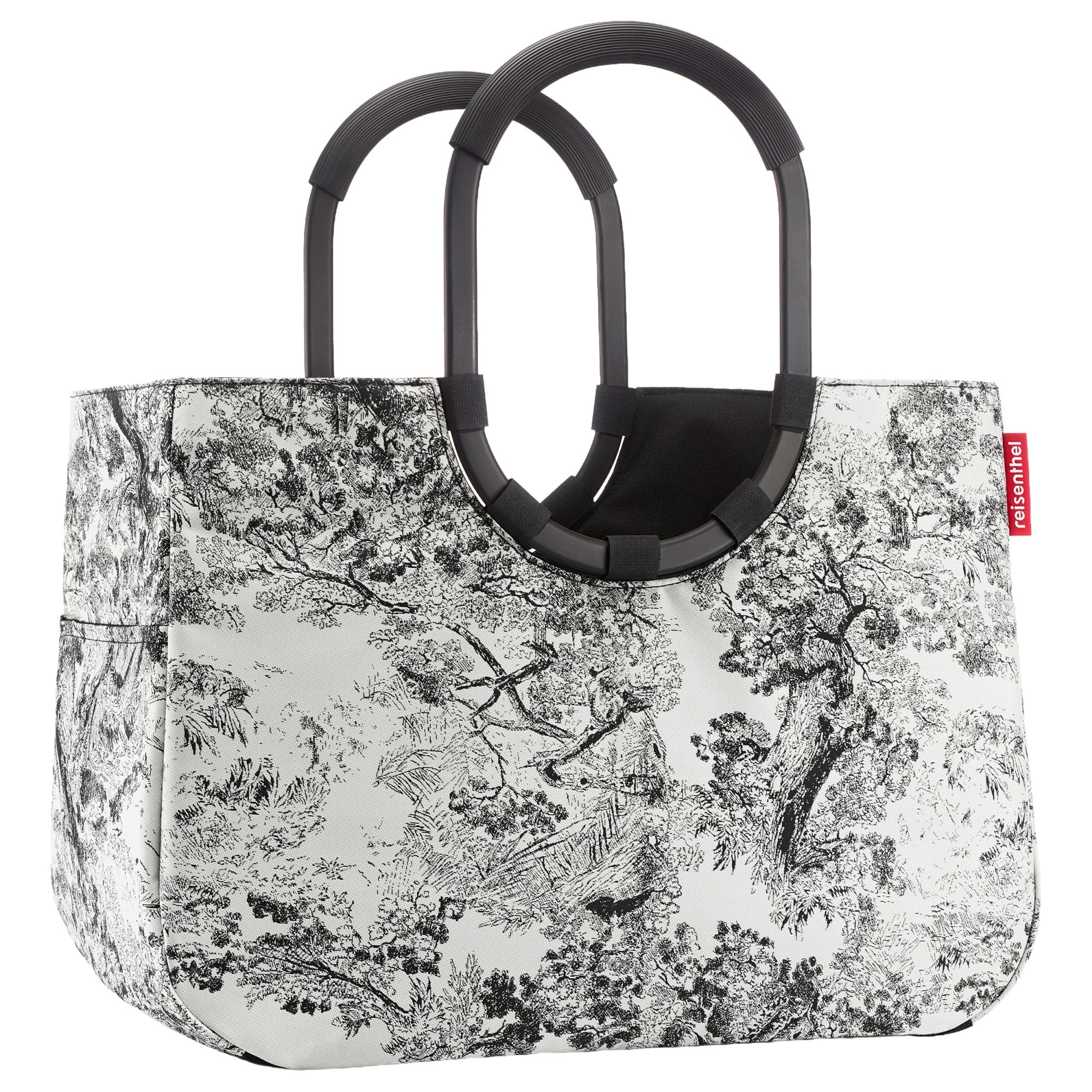 reisenthel shopping loopshopper L - Einkaufstasche mit Bügel 46 cm (jacquard grey) - Image 2
