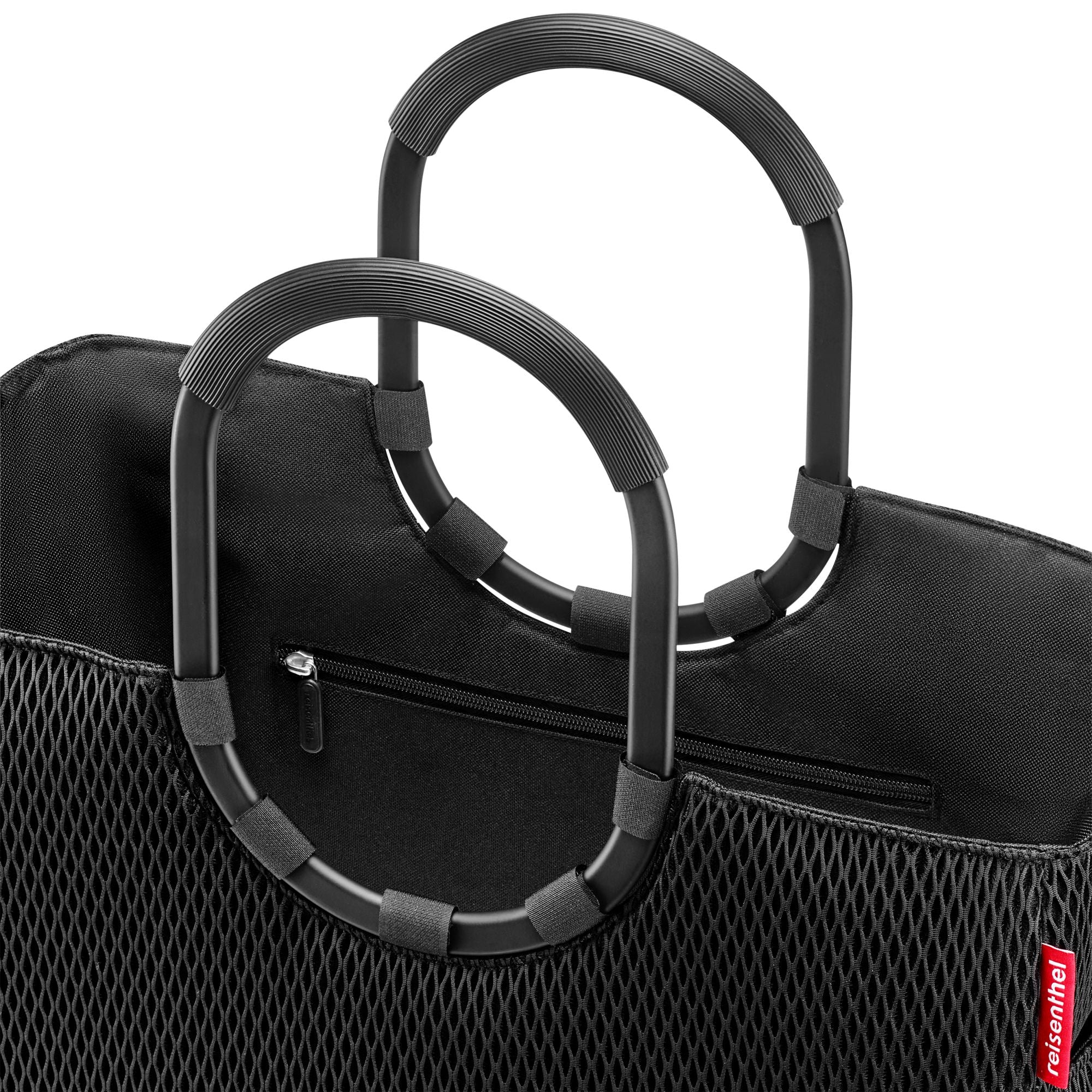 reisenthel shopping loopshopper L - Einkaufstasche mit Bügel 46 cm (mesh black) - Image 3