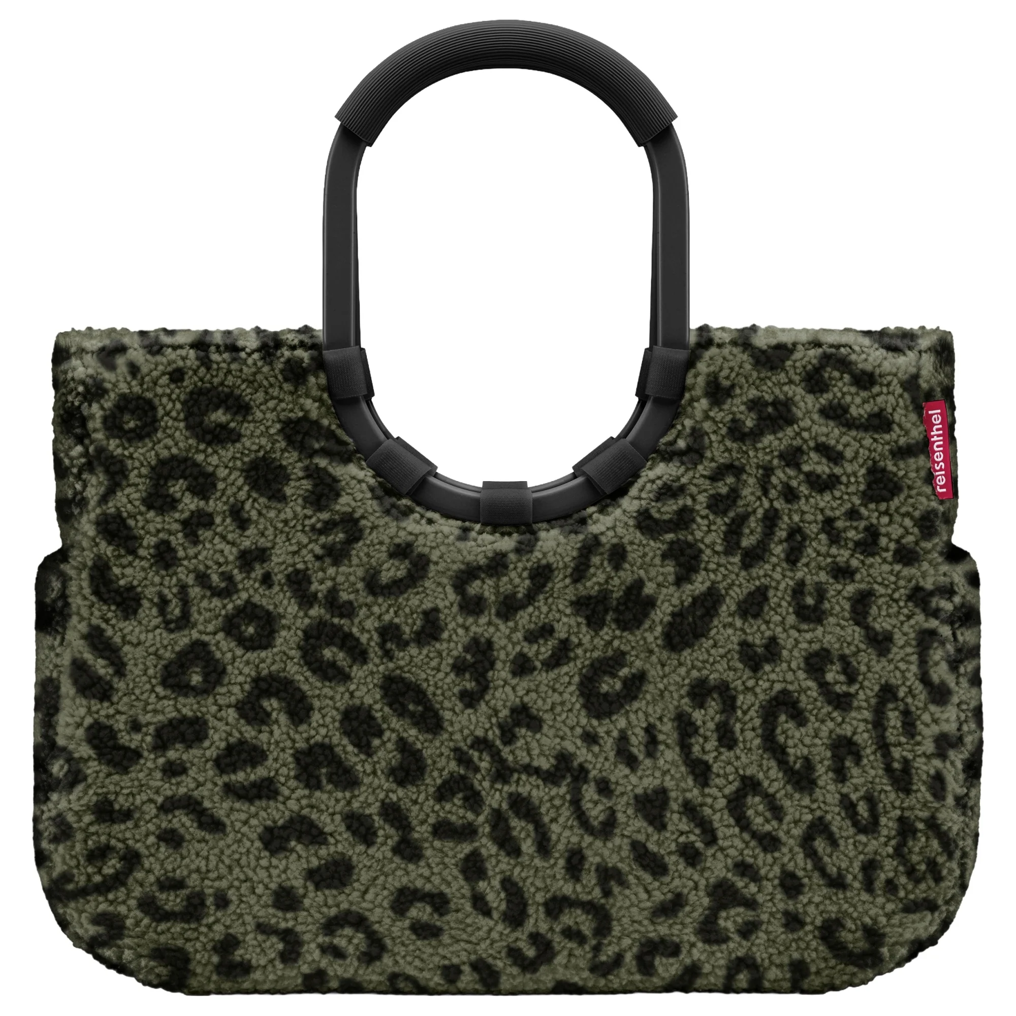 reisenthel shopping loopshopper L - Einkaufstasche mit Bügel 46 cm (teddy leo olive)