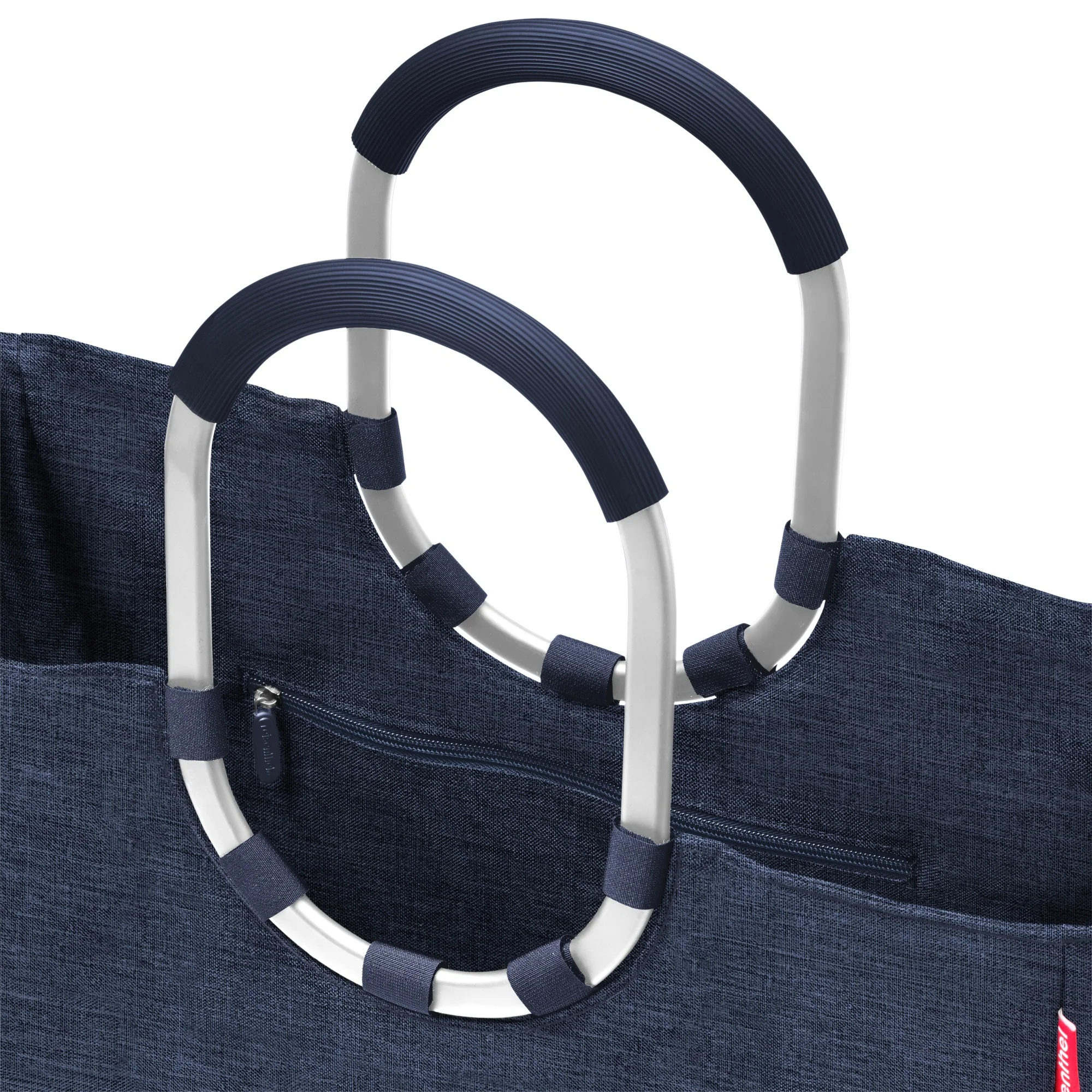 reisenthel shopping loopshopper L - Einkaufstasche mit Bügel 46 cm (twist navy) - Image 3