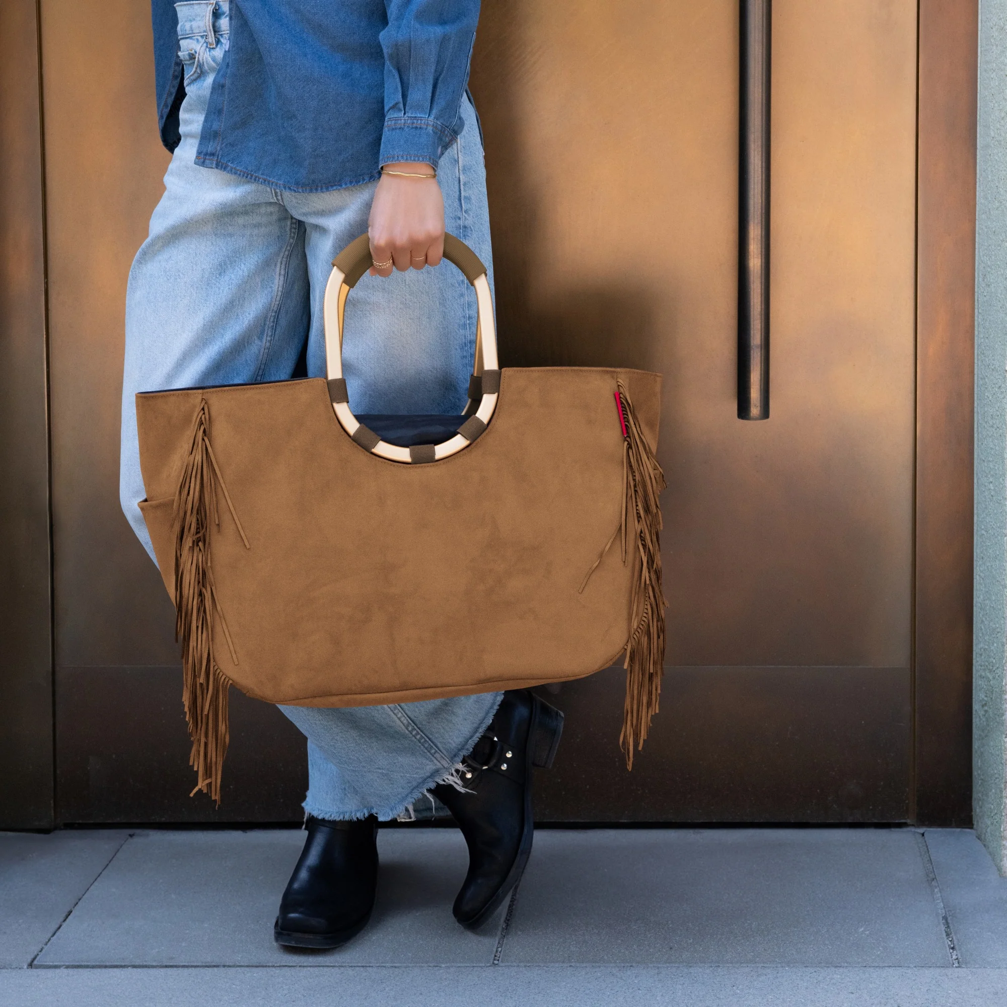 reisenthel shopping loopshopper L - Einkaufstasche mit Bügel 46 cm (western) - Image 4