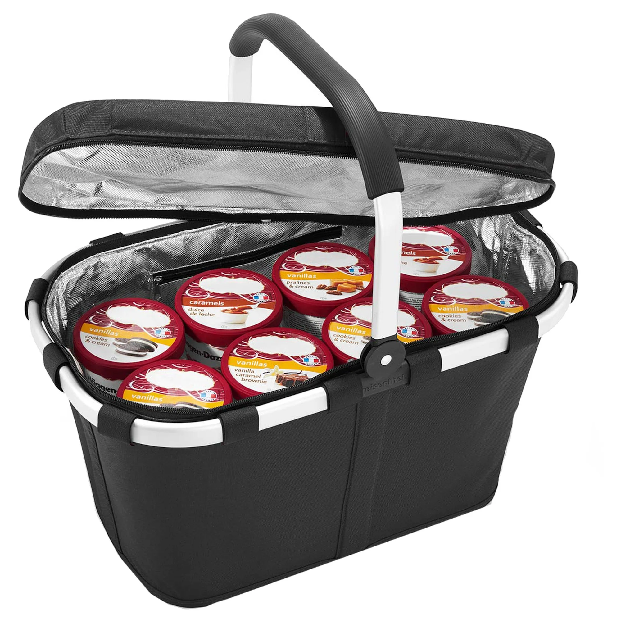 reisenthel thermo carrybag ISO - Einkaufskorb mit Kühlfunktion 29 cm (black) - Image 2