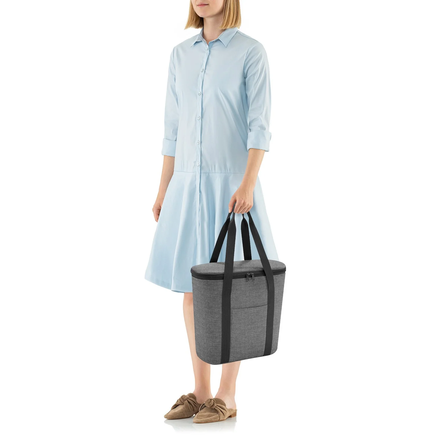 reisenthel thermo shopper - Kühltasche 38 cm (twist silver) - Image 3