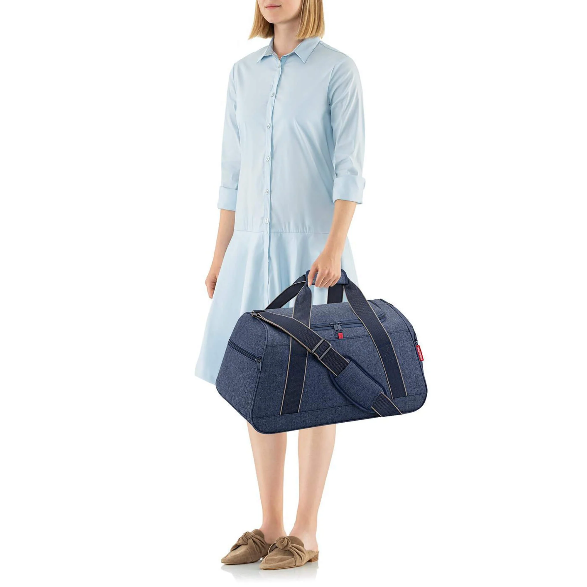 reisenthel travelling activitybag M - Reisetasche 54 cm (herringbone dark blue) - Image 3