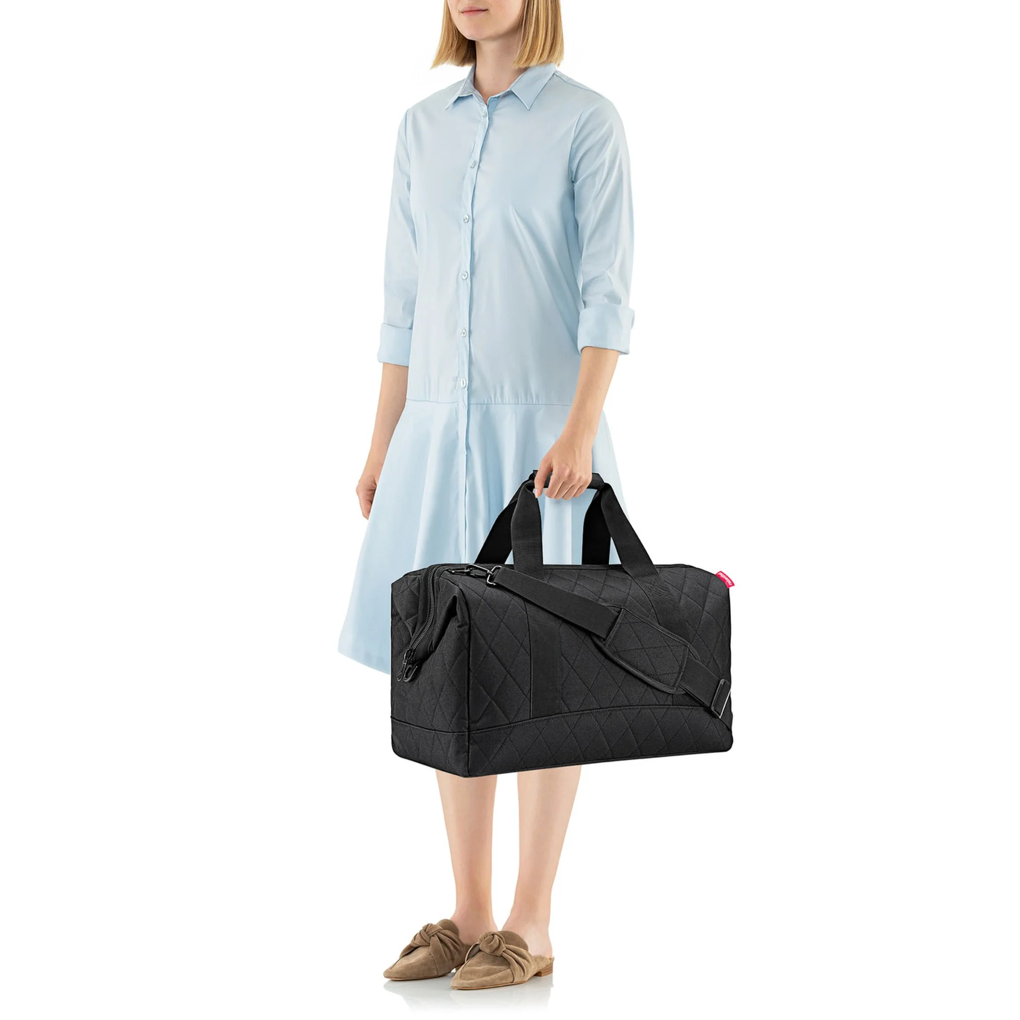 reisenthel travelling allrounder L - Reisetasche 48 cm (rhombus black) - Image 4