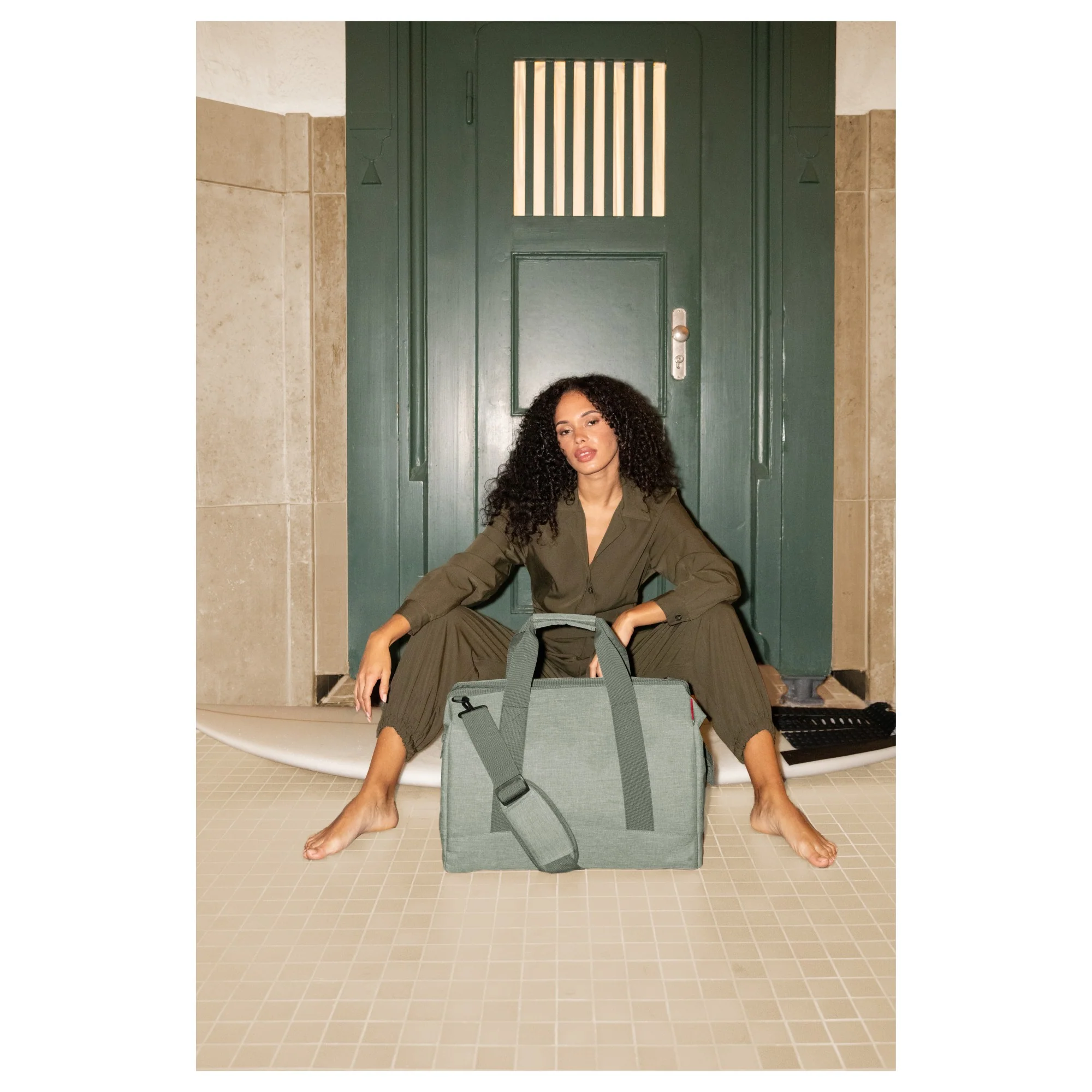 reisenthel travelling allrounder L - Reisetasche 48 cm (twist sage) - Image 4