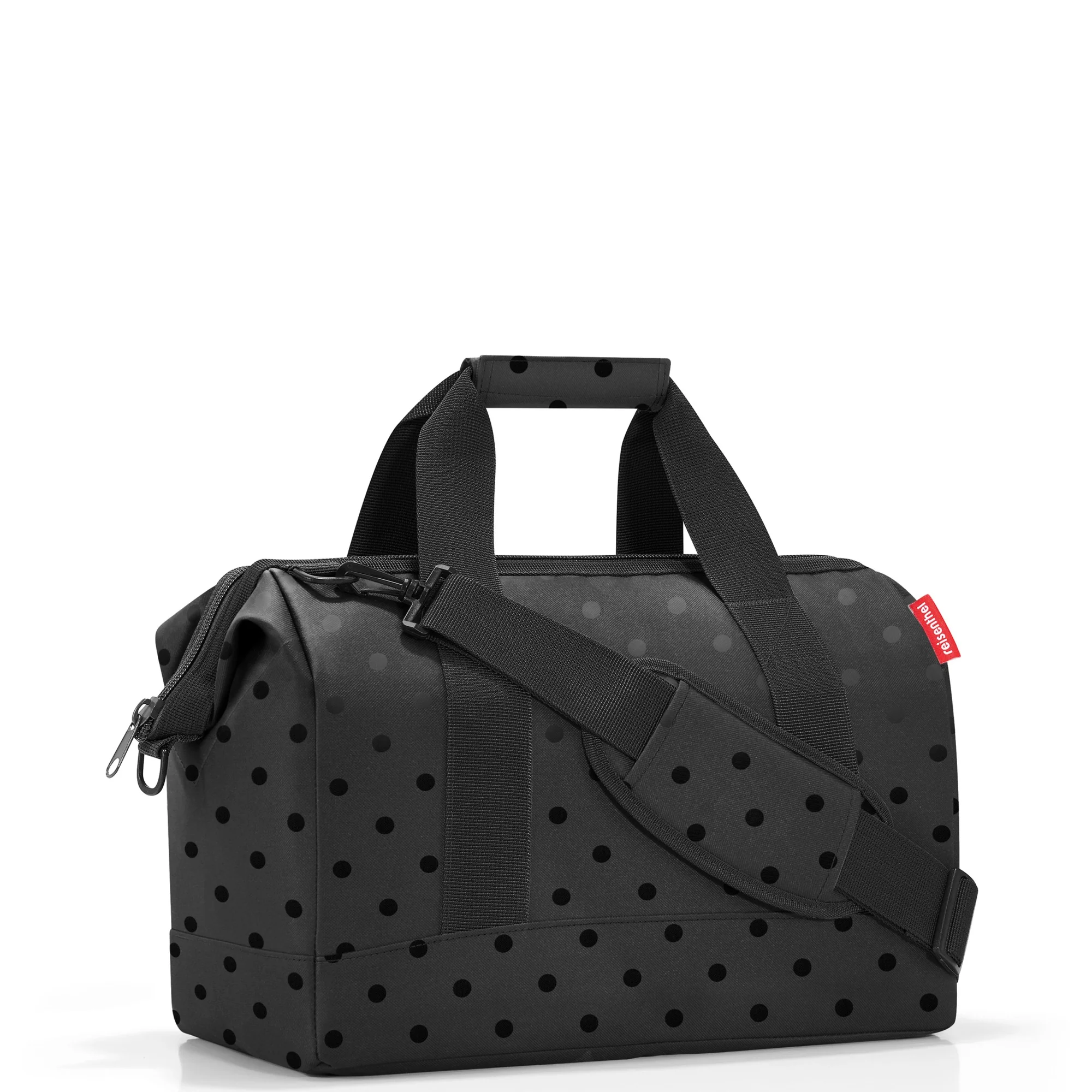 reisenthel travelling allrounder M - Reisetasche 40 cm (glossy dots black) - Image 2