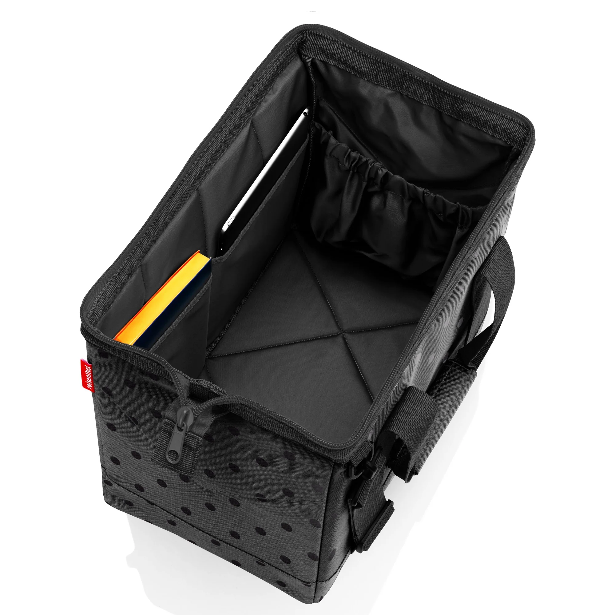reisenthel travelling allrounder M - Reisetasche 40 cm (glossy dots black) - Image 3